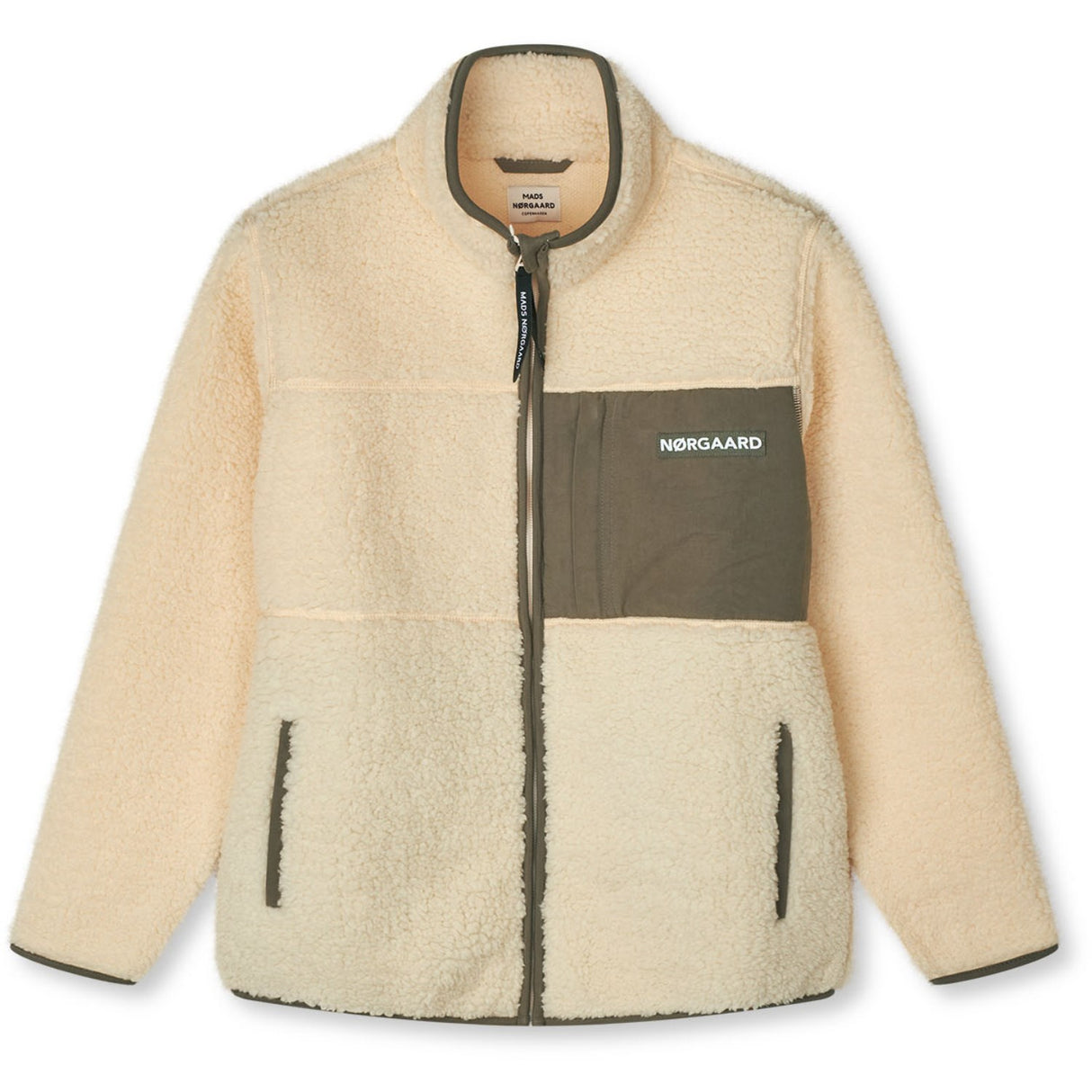 Mads Nørgaard Vanilla Custard Teddybjørn Fleece Jeffo Jakke