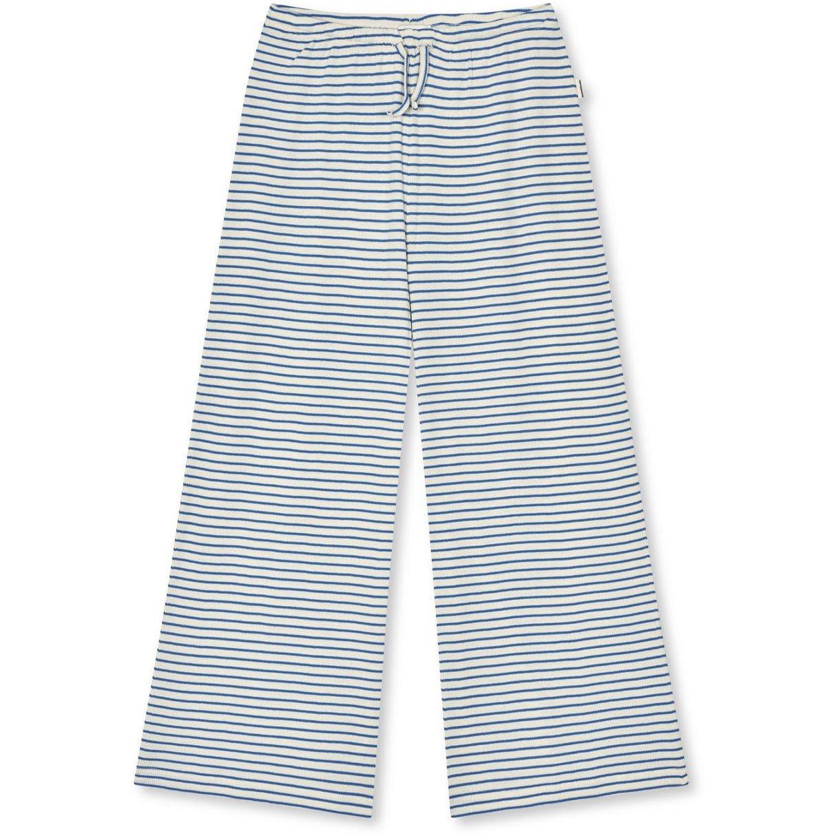 Mads Nørgaard Vanilla Ice/Bright Cobalt 2X2 Bomull Stripe Verona Bukser