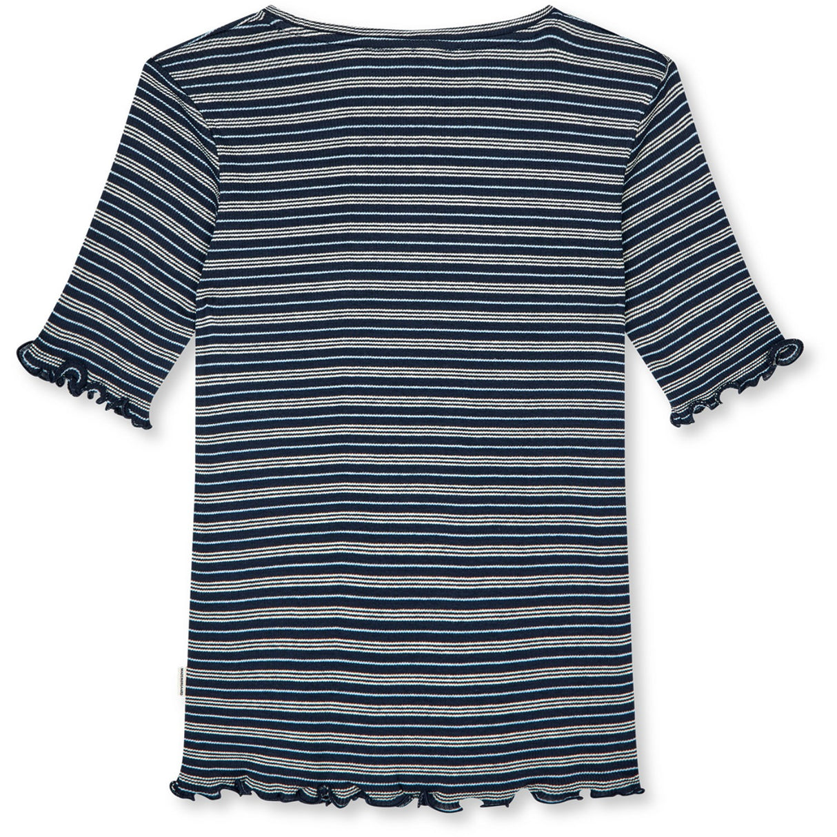 Mads Nørgaard Sky Captain/Vanilla Ice/Cashme 2X2 Bomull Stripe Stripe Tuviana Tee