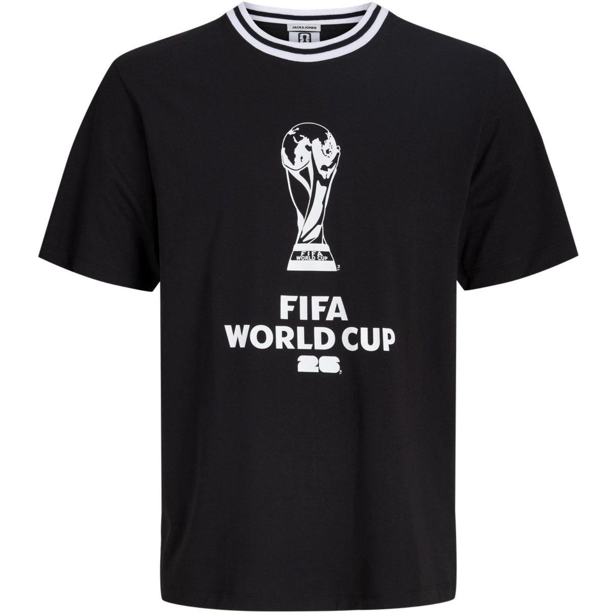 Jack & Jones Junior Black Jorfifa Tee Ss Crew Neck Styd Aw25 Jnr