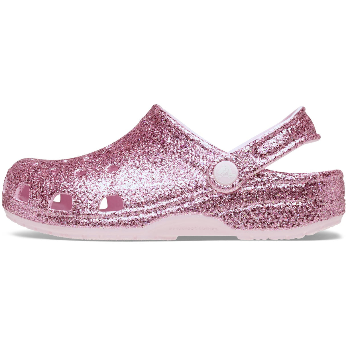 Crocs Pink Milk Classic Chunky Glitter Clog T PkM