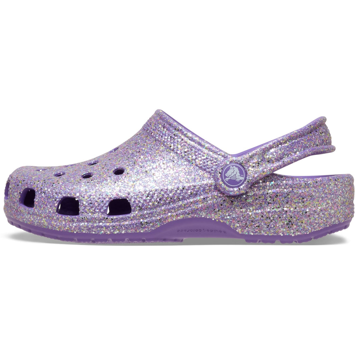 Crocs Purple Classic Fantasy Glitter Clog K Ppl