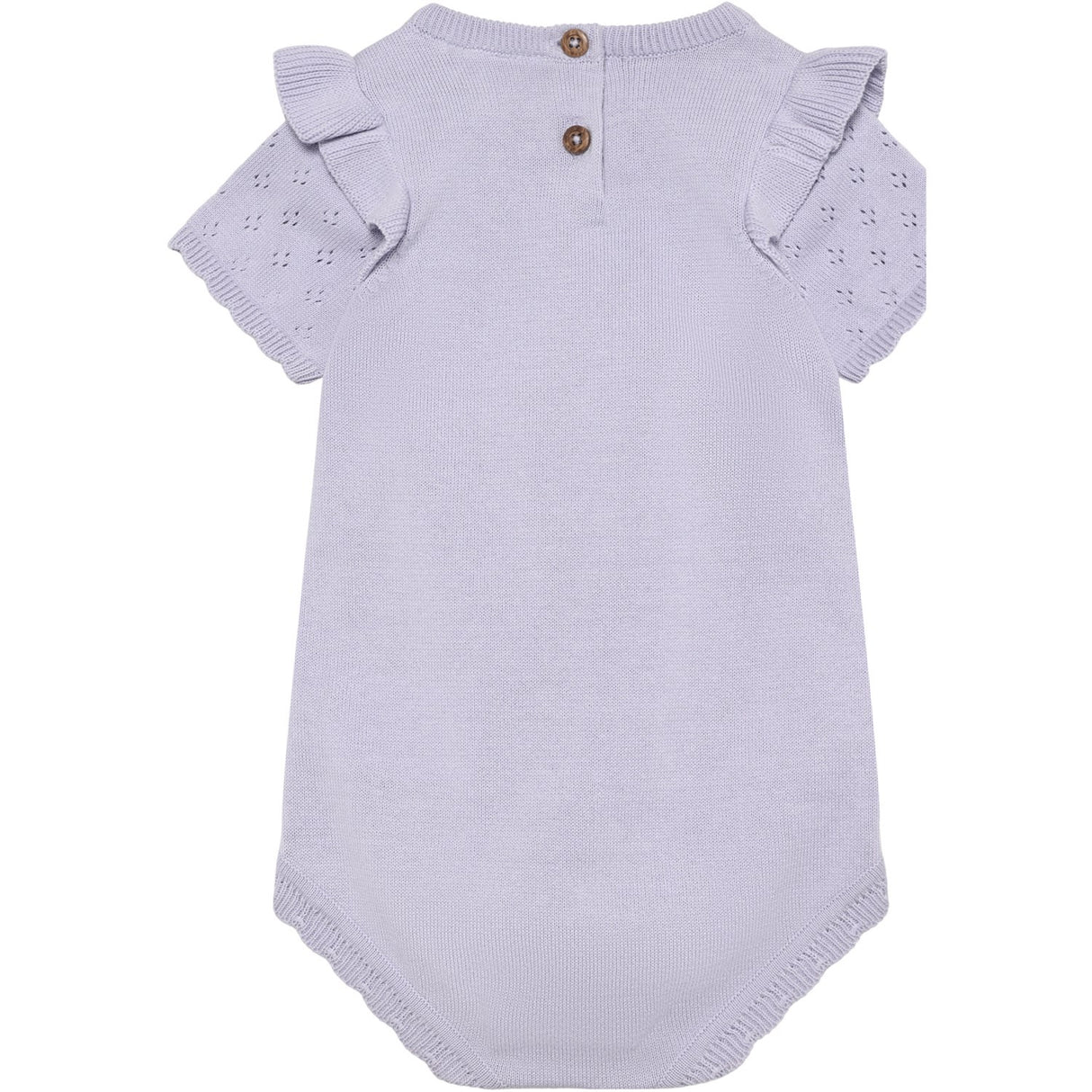 En Fant Purple Heather Romper Strikk