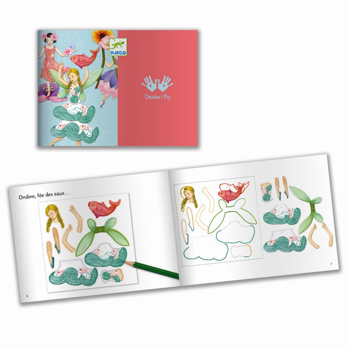 Djeco kreative hoppfigurer, feer