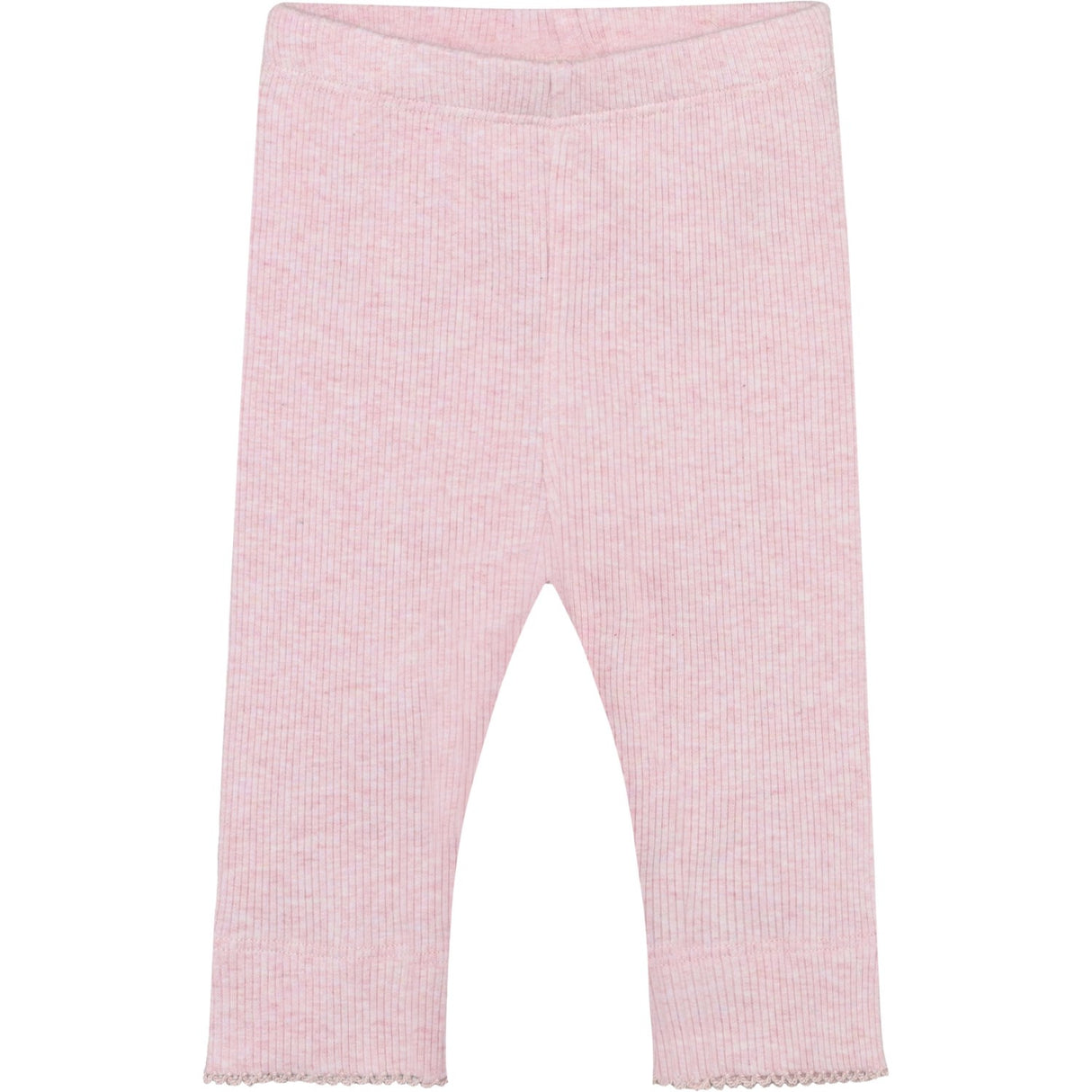 FIXONI Bleached Mauve Melange Leggings Melange Rib