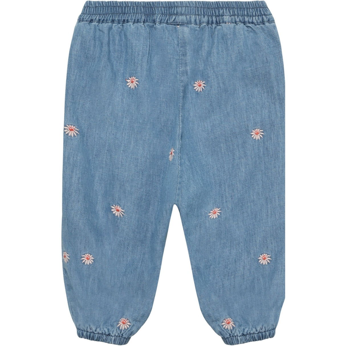 Minymo Faded Denim Bukser Emb. Chambray M/ Lining