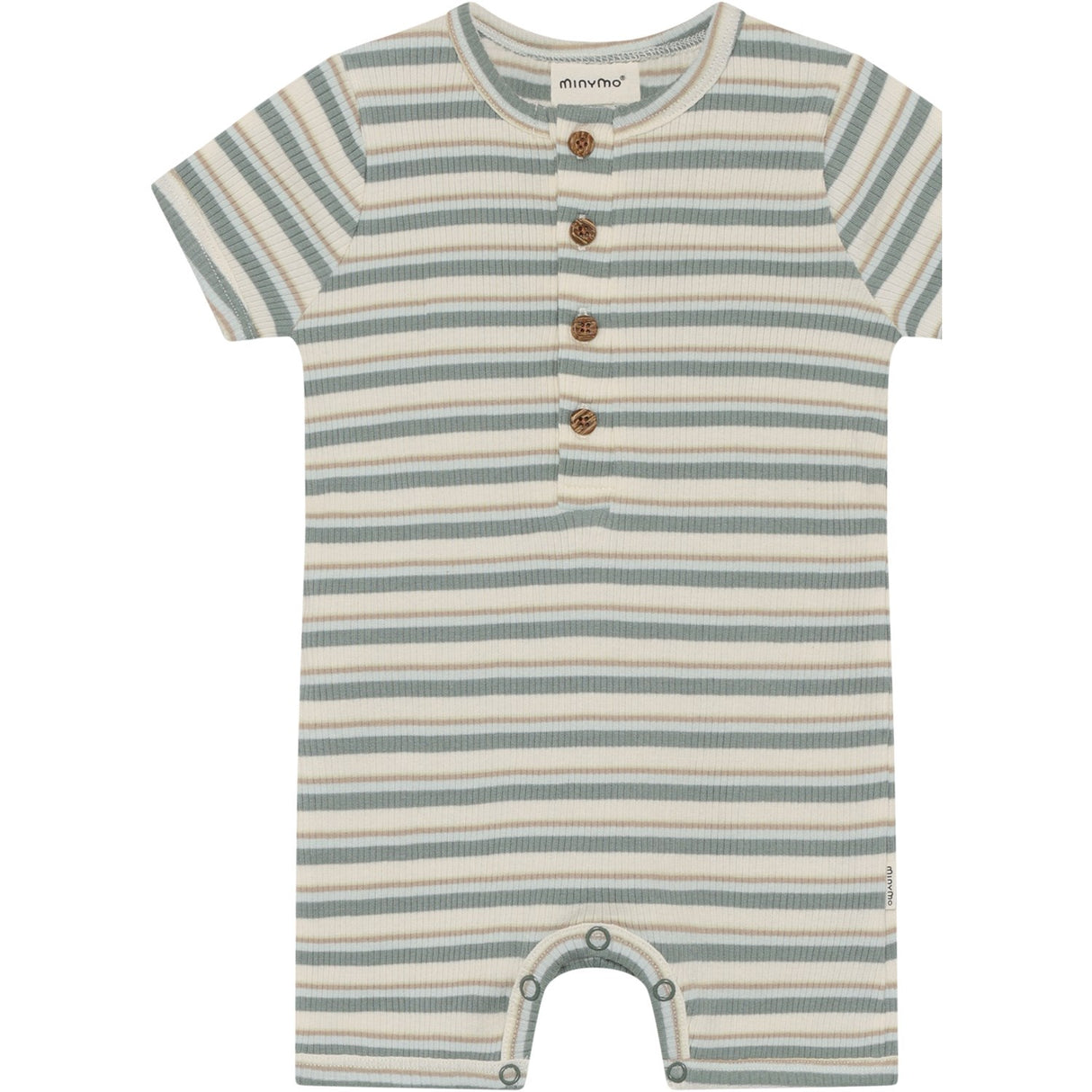 Minymo Lily Pad Drakt Ss Y/D Rib