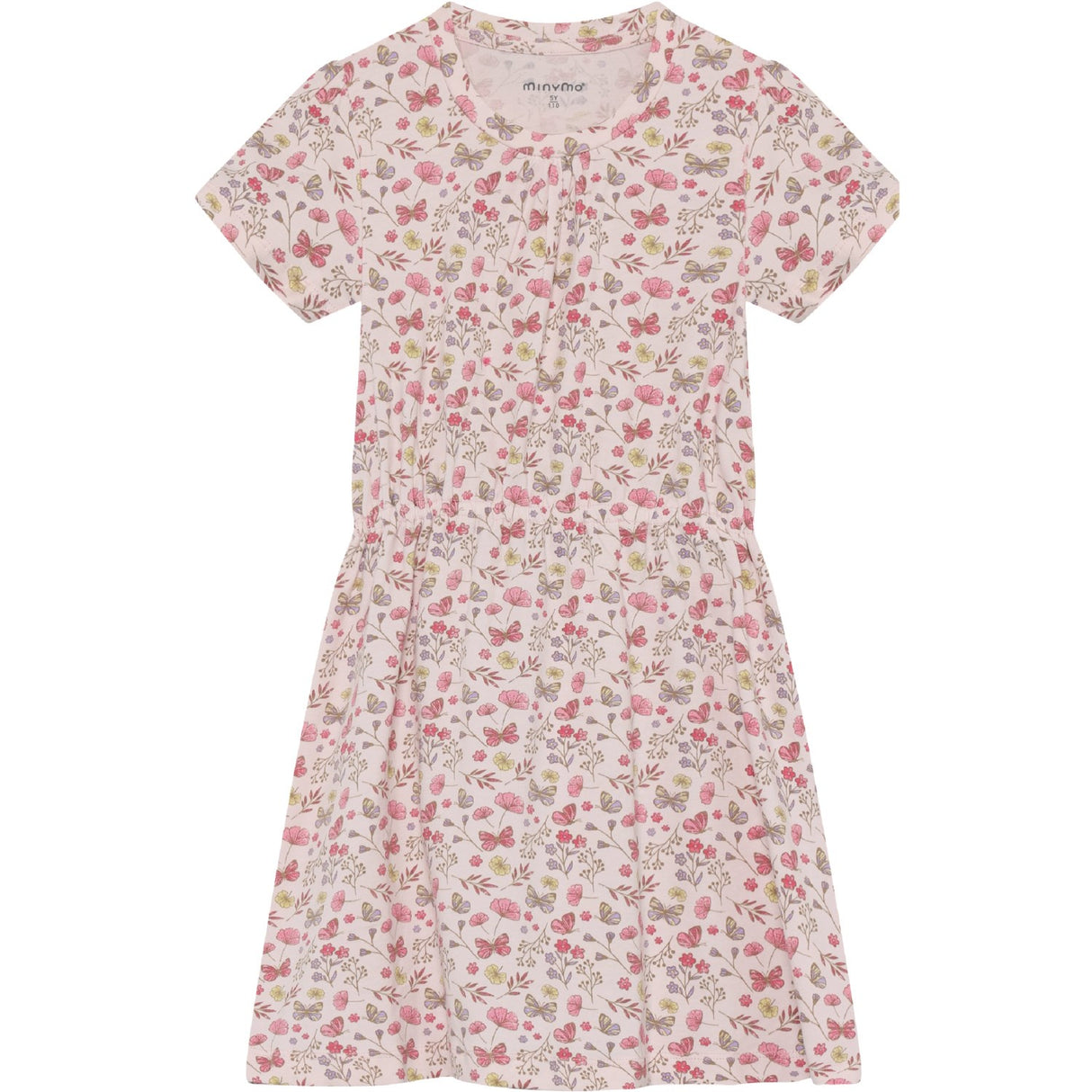 Minymo Raindrops On Roses Kjole Ss Aop