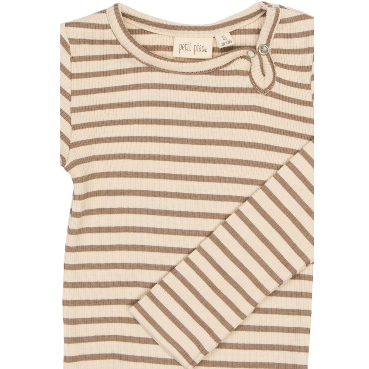 Petit Piao Ginger Snap Striped PPSky L_S Body