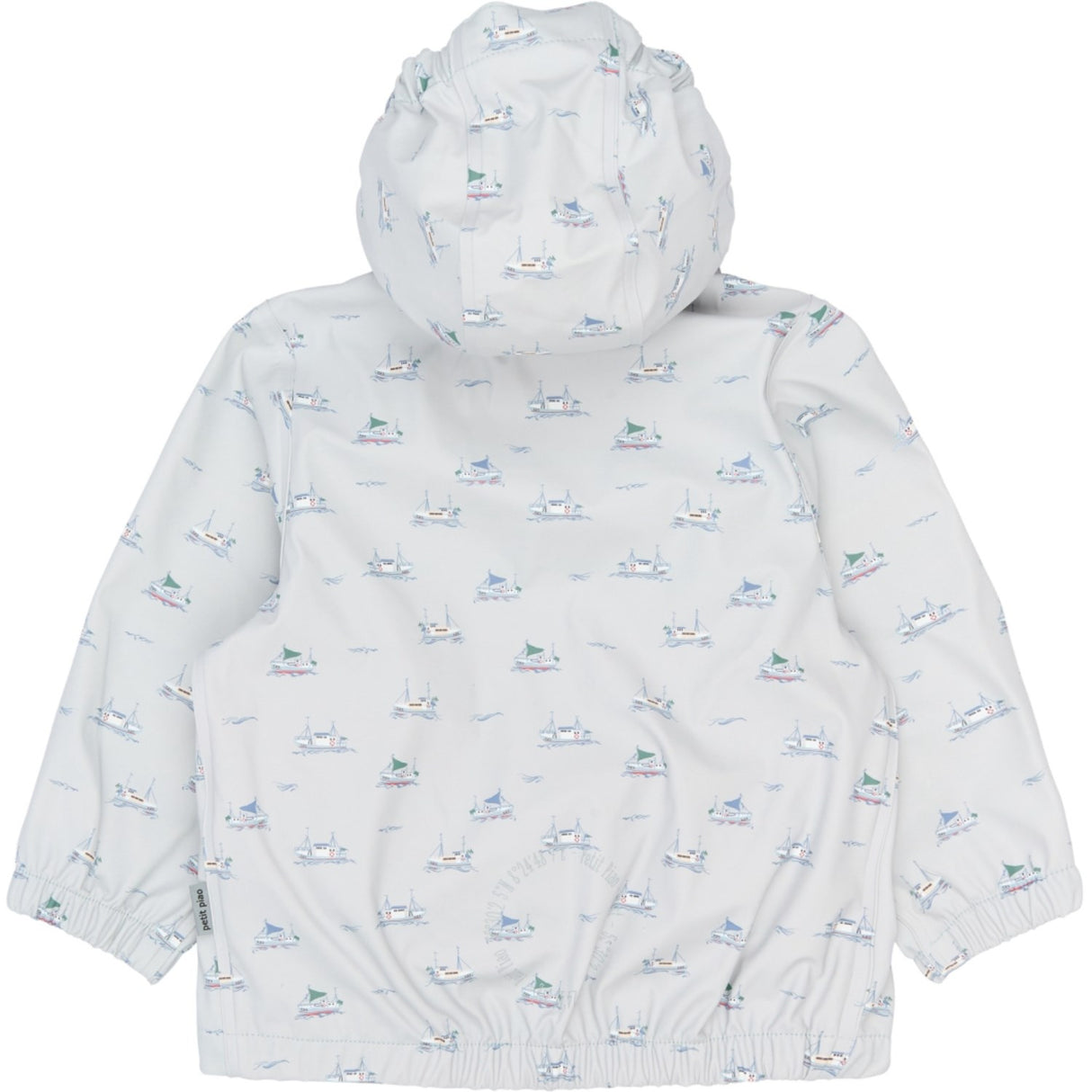 Petit Piao Pearl Blue Boat AOP PPDai Regntøy Sett