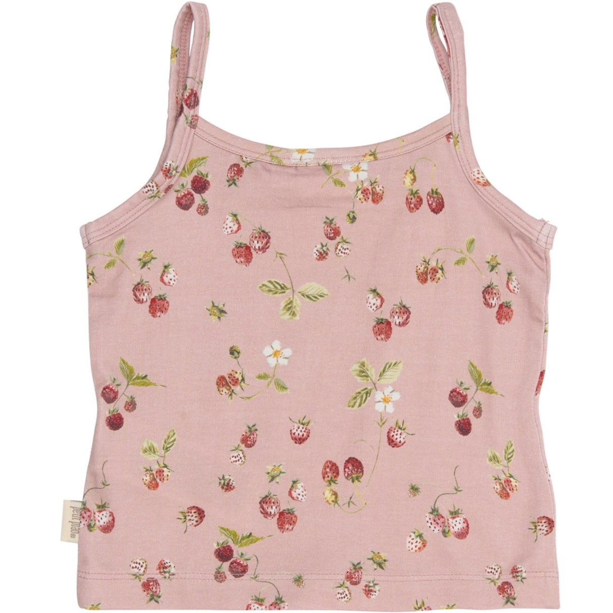 Petit Piao Misty Rose Strawberry AOP PPStar Girls Undertrøye 2-pack