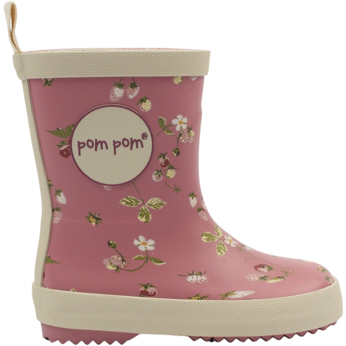 Pom Pom Dusty Rose Strawberry AOP Bliss Rubber Støvler AOP