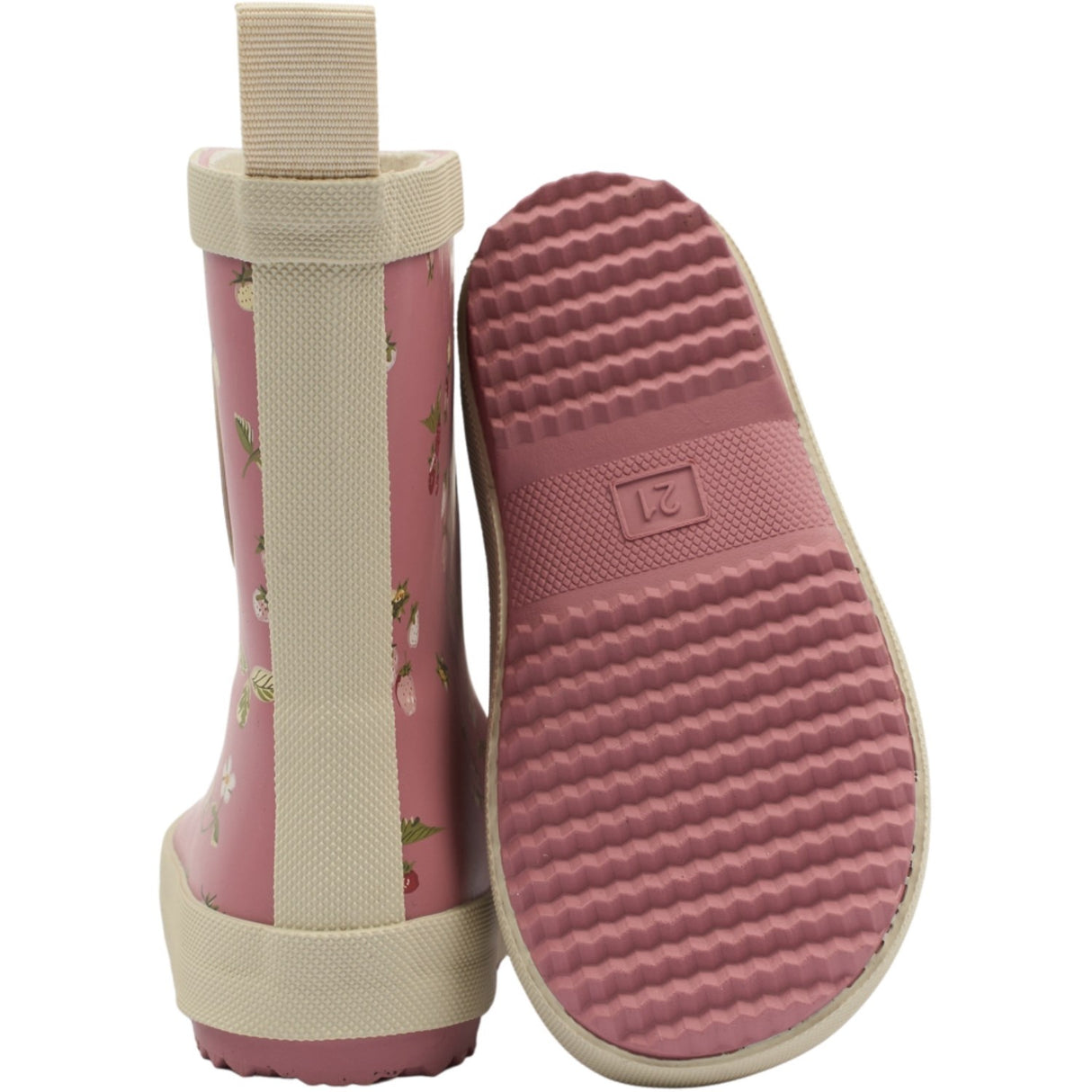 Pom Pom Dusty Rose Strawberry AOP Bliss Rubber Støvler AOP