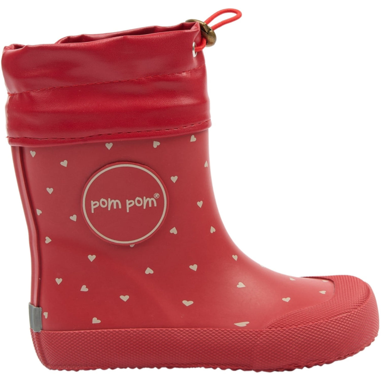 Pom Pom Samba Heart AOP Bell Barefoot Rubber Støvler