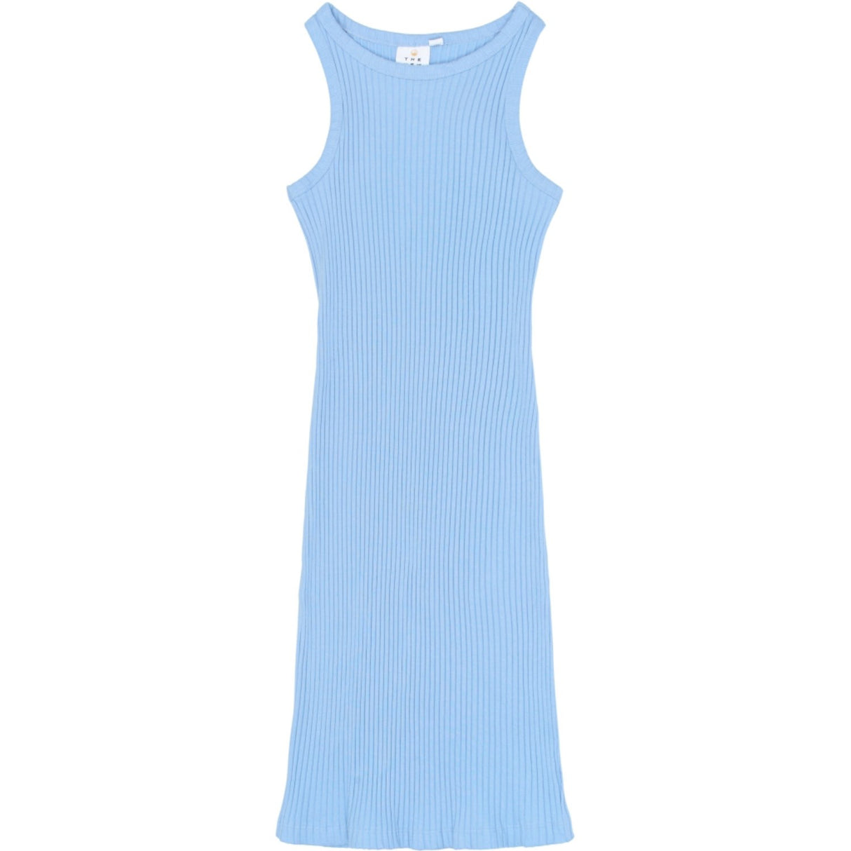 The New Forever Blue Tntove S_L Rib Kjole