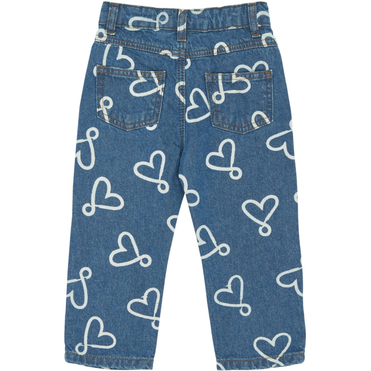 THE NEW Siblings Medium Blue Denim Aop Tnstshea Regular Fit Jeans