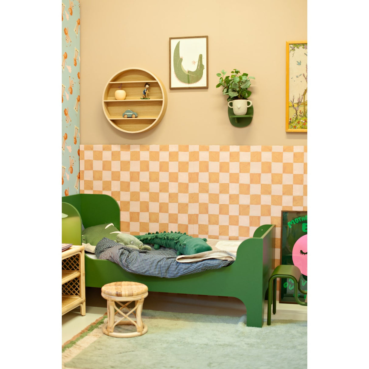 Curve Lab Natural Round Hylle