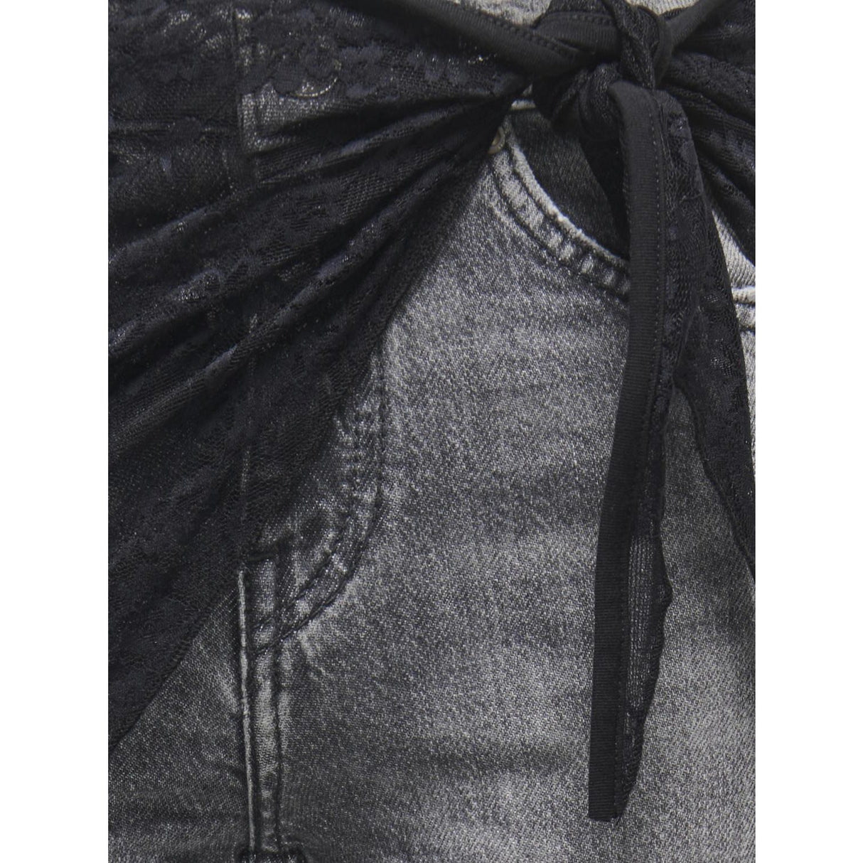 kids ONLY Black Triangle Kogrina Lace Skjørt Skjerf Jrs