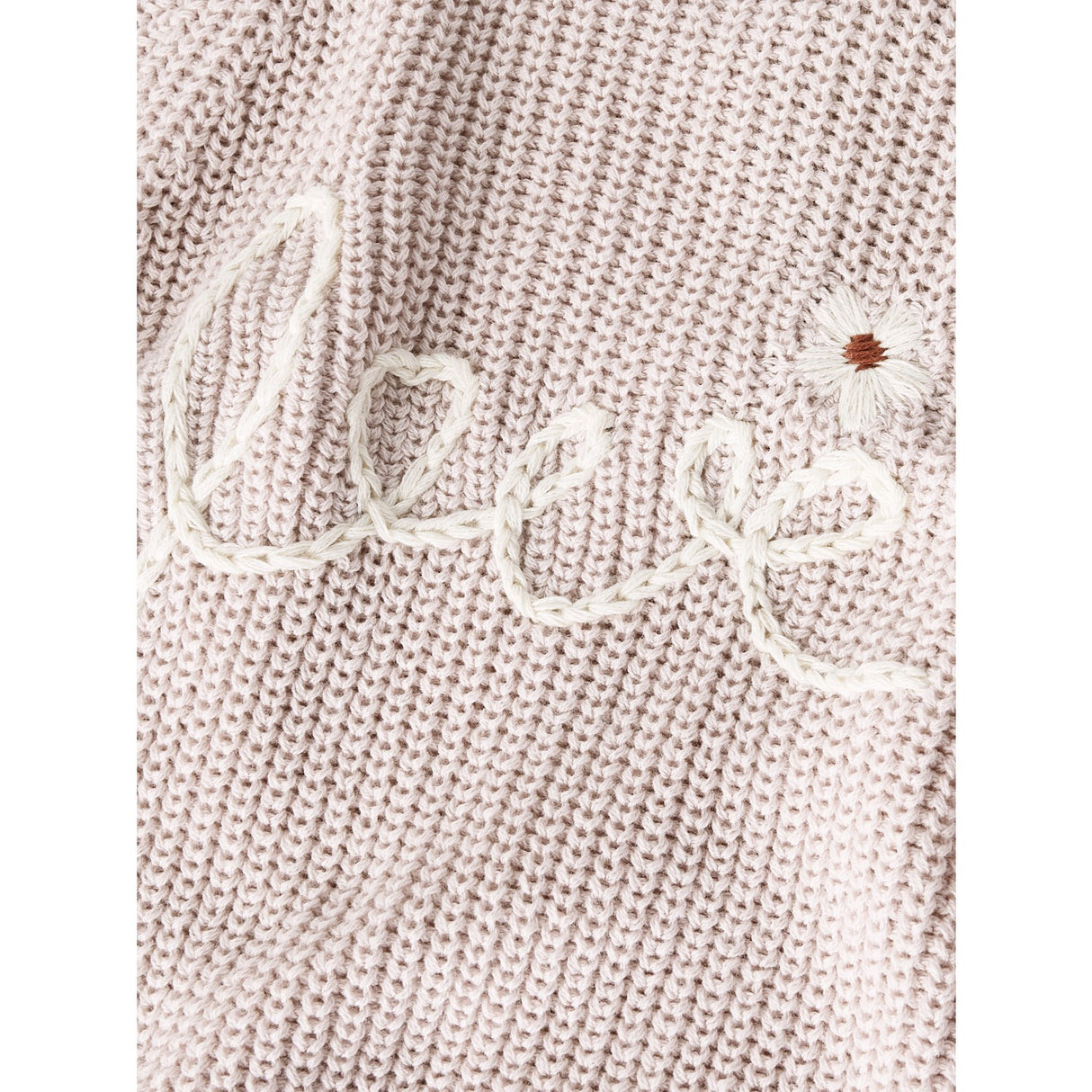 Lil'Atelier Hushed Violet Nmfemlen Emb Strikk Lil