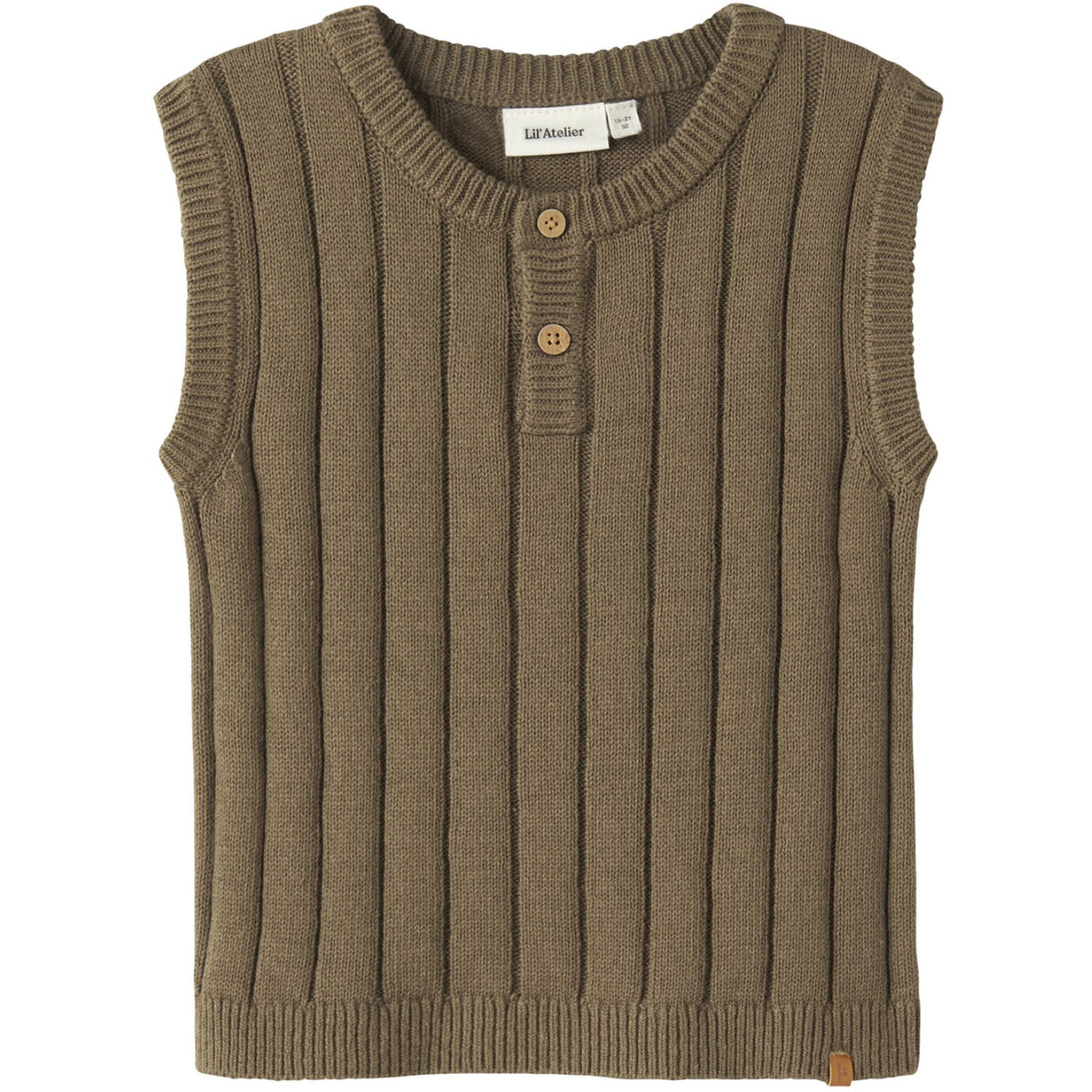 Lil'Atelier Kangaroo Nmmlomon Strikk Vest Lil