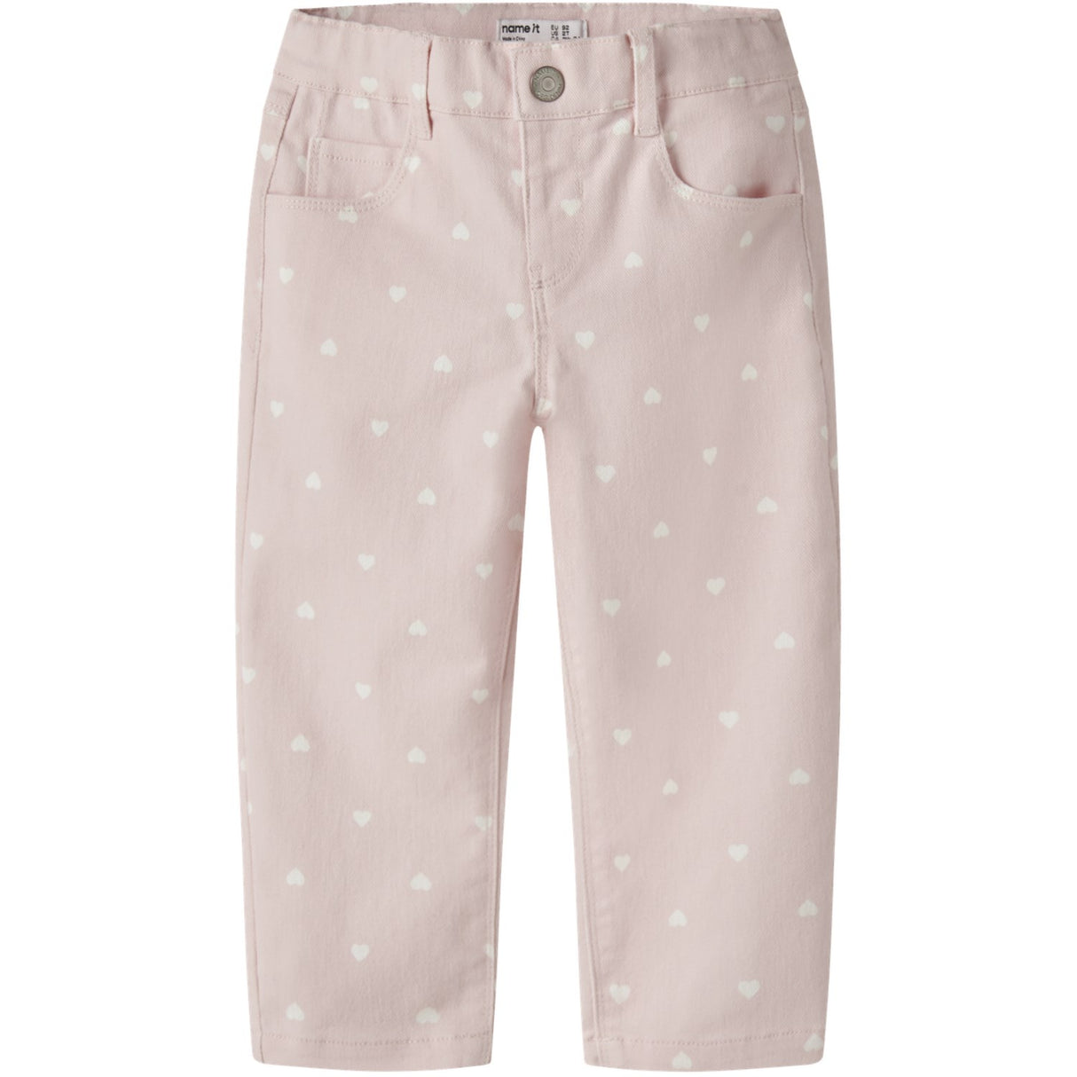 Name It Lotus Hearts Nmfbella Mom Twill Aop Bukser 3217-Yf