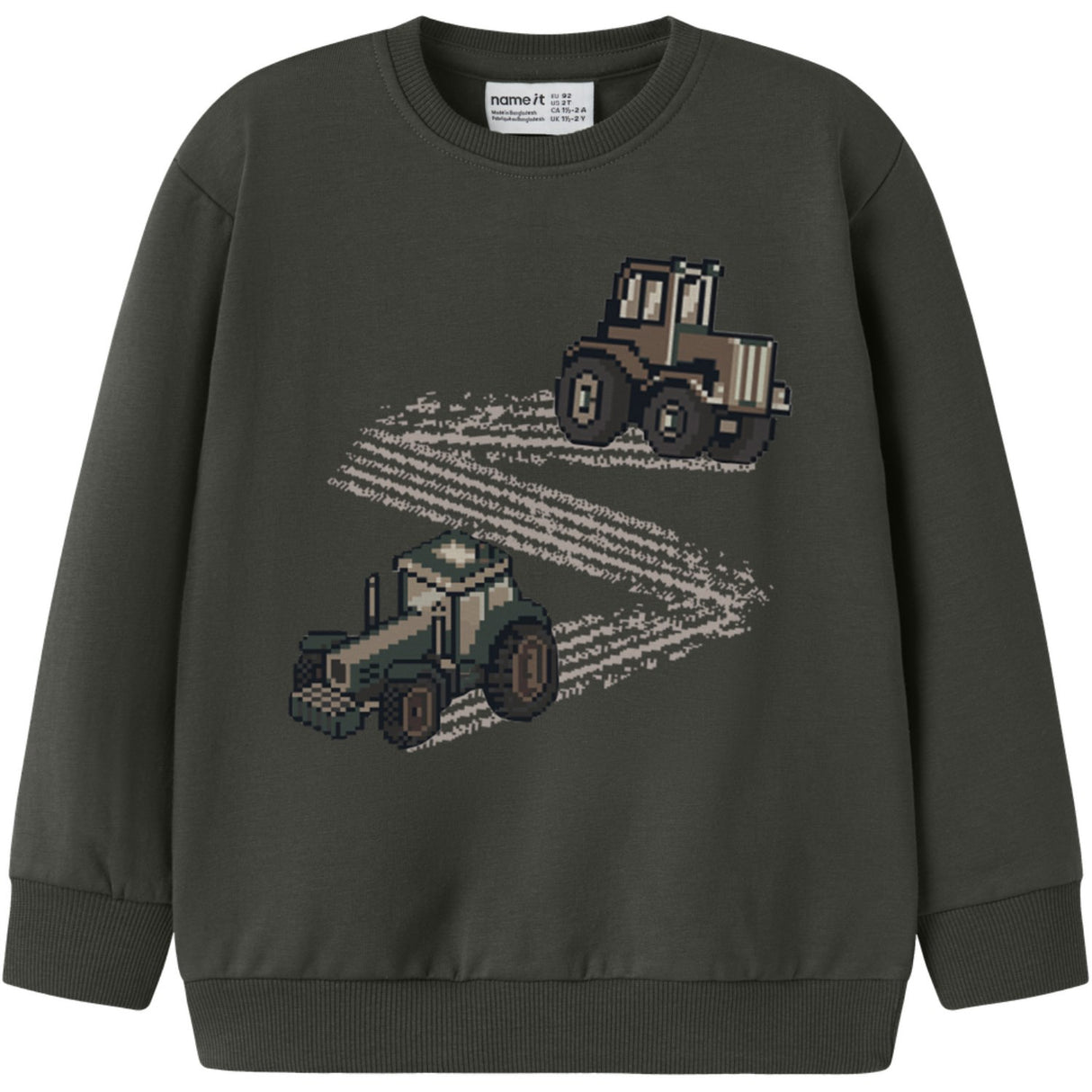 Name It Peat Nmmlavandin Ls Nreg Sweat Bru
