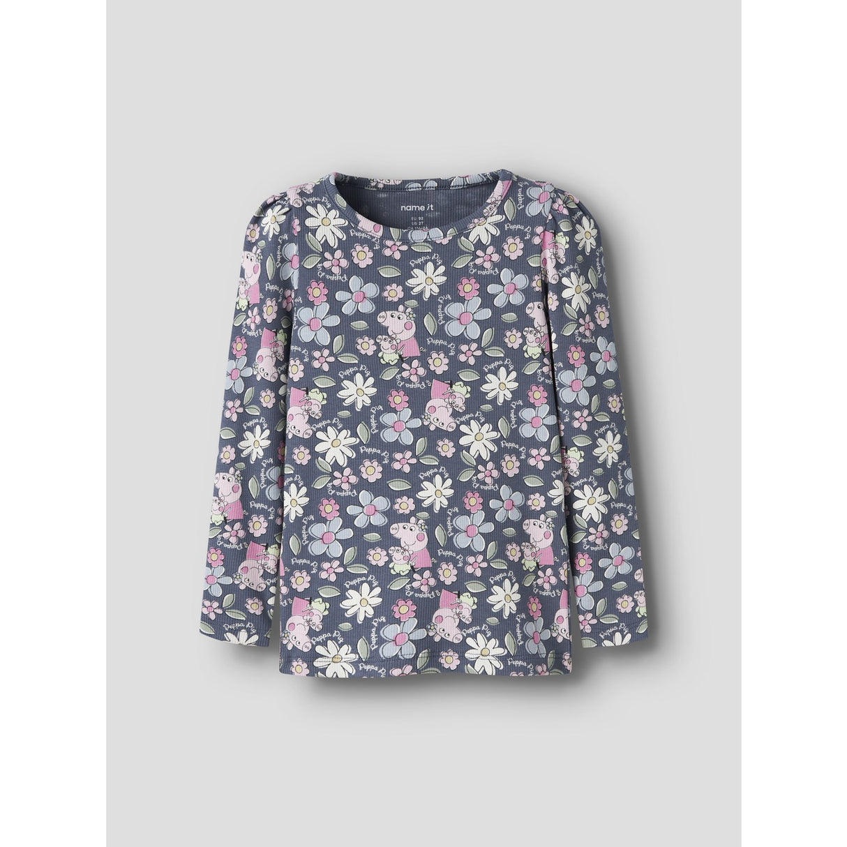 Name It Vintage Indigo Nmfjundi Peppa Ls Slim Topp Cplg