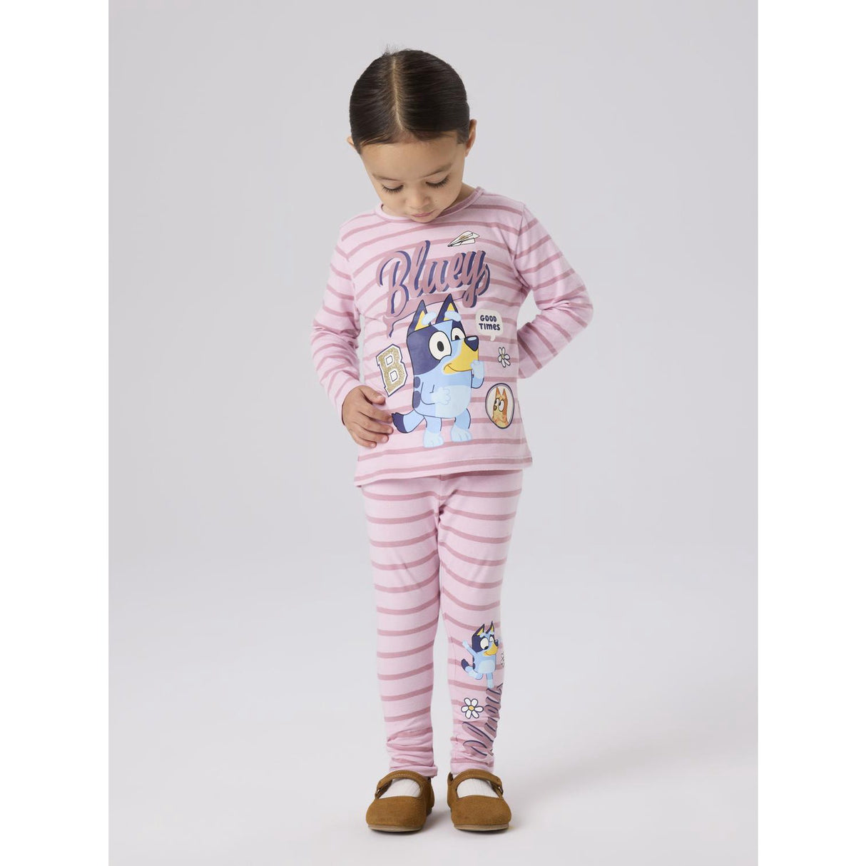 Name It Pirouette Nmfjona Bluey Ls Nreg Topp Box Noos Sky