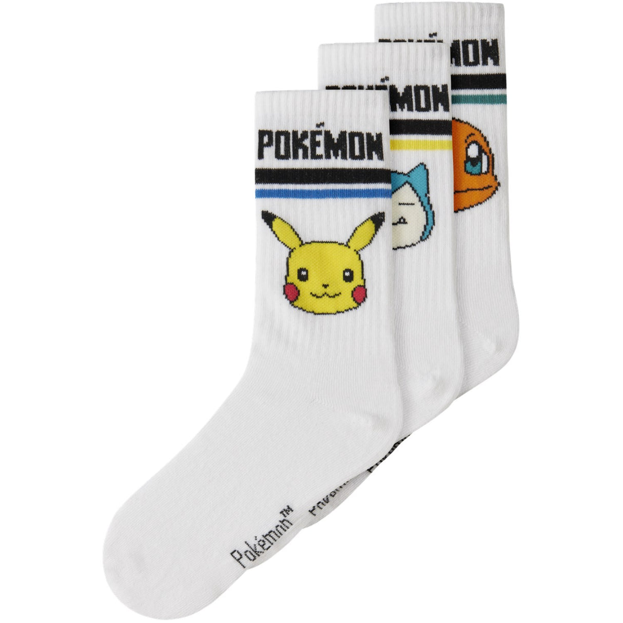 Name It Bright White Nkmjefford Pokemon 3P Tennissock Sky