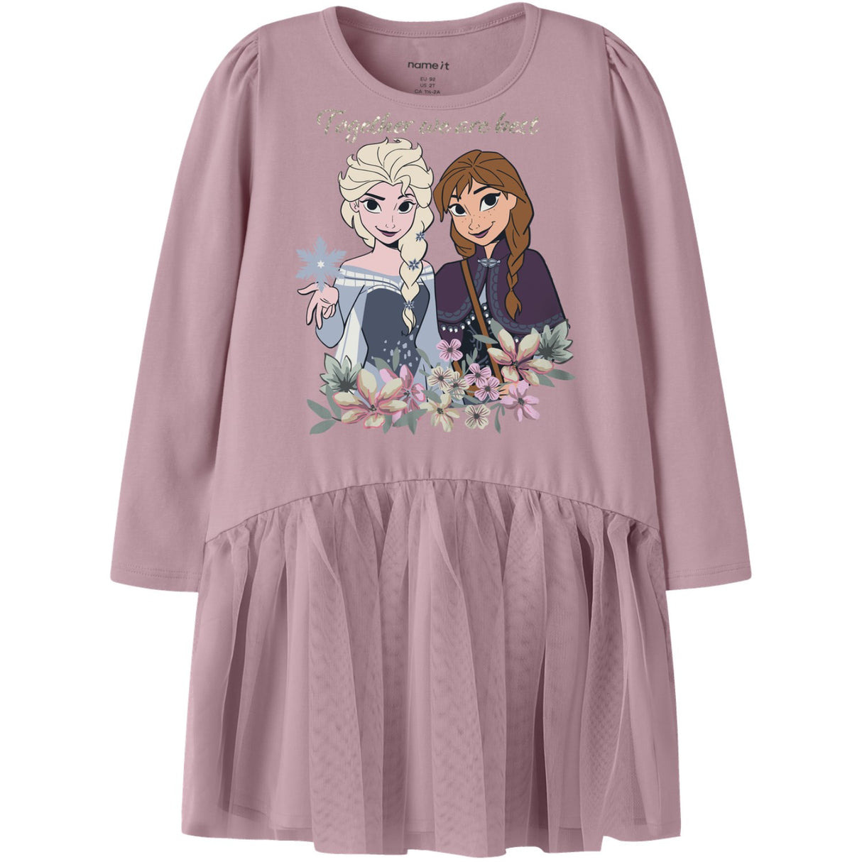 Name It Lilas Nmfjalira Frozen Ls Tyll Kjole Wdi