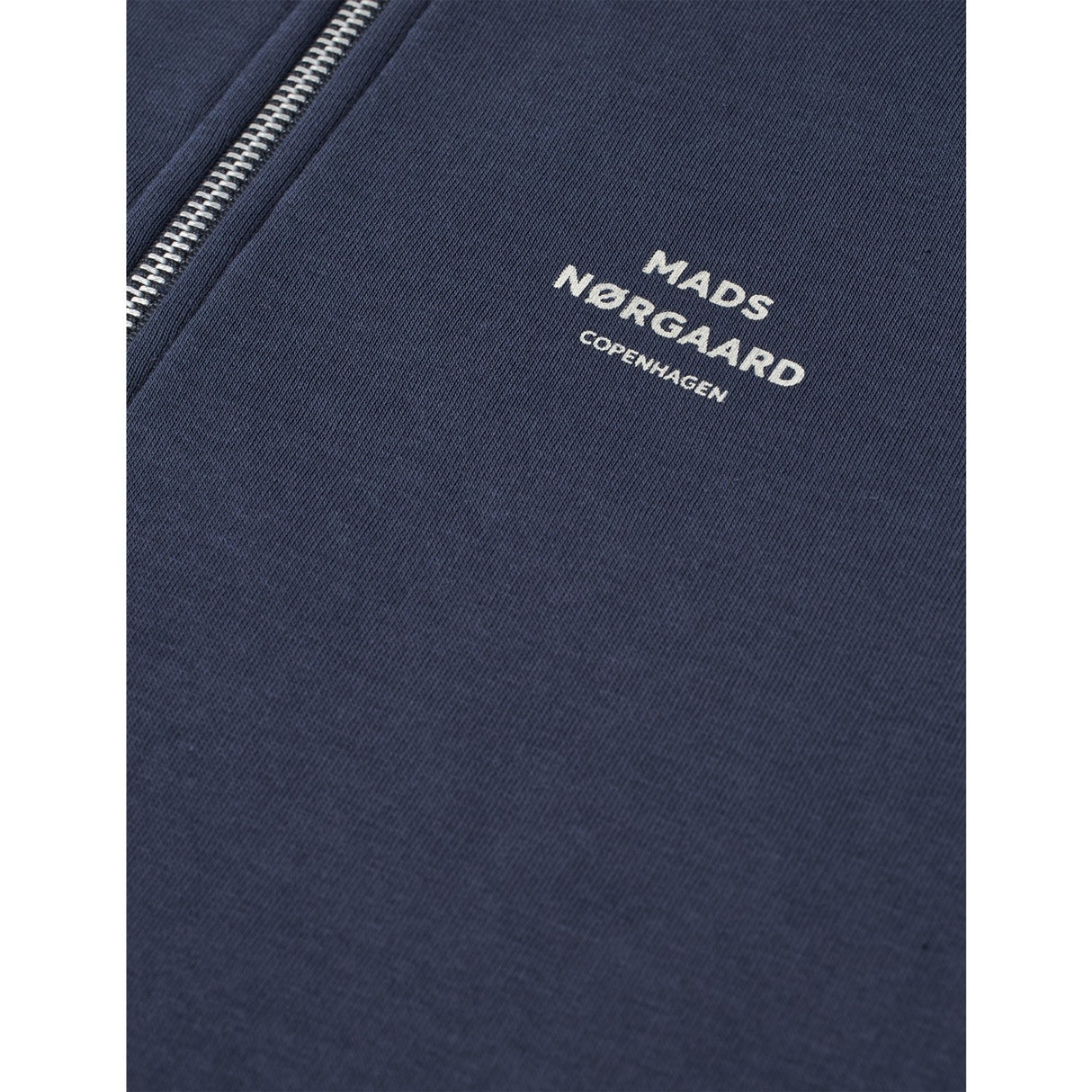 Mads Nørgaard Sky Captain Mix Sweat Crewie Half Zip Collegegenser