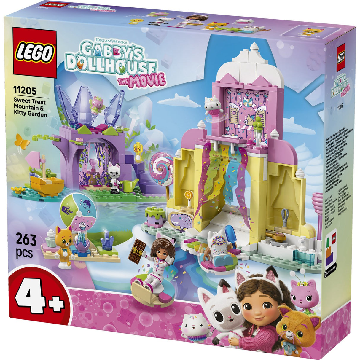 LEGO® Gabby's Dollhouse - Gane-guf-bjerget Og Kattehaven 11205