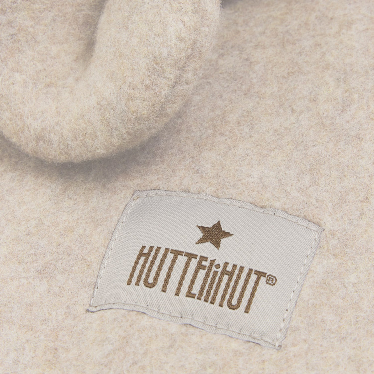 Huttelihut Camel Melange Elefantlue Ears Bomull Fleece