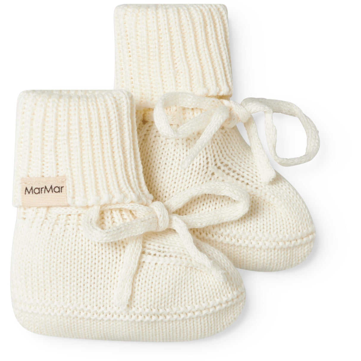 MarMar Newborn Modal Mix Mini Dots Gentle White Abootie Booties
