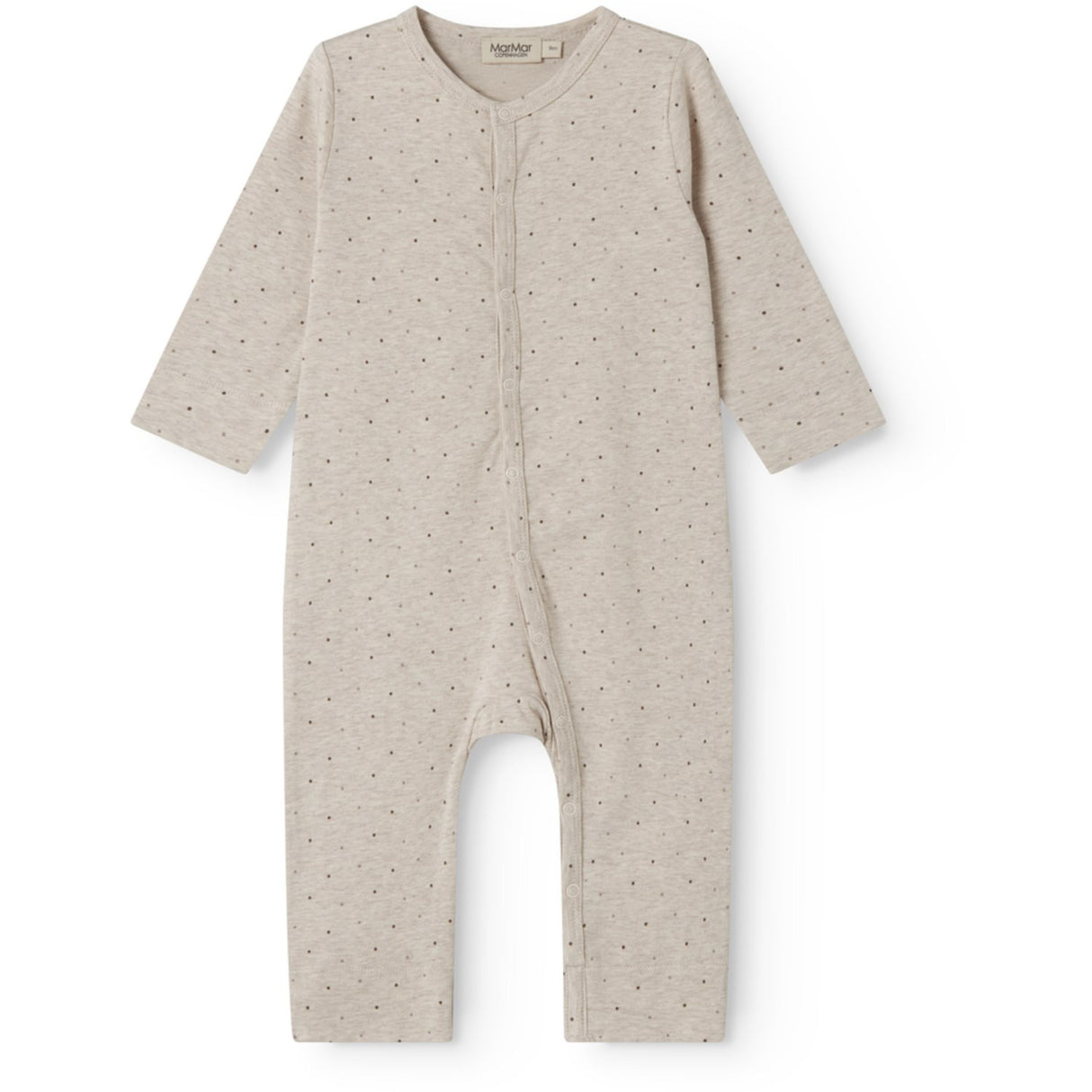 MarMar Modal Smooth Print Beige Mel Dot Ruka Heldrakt