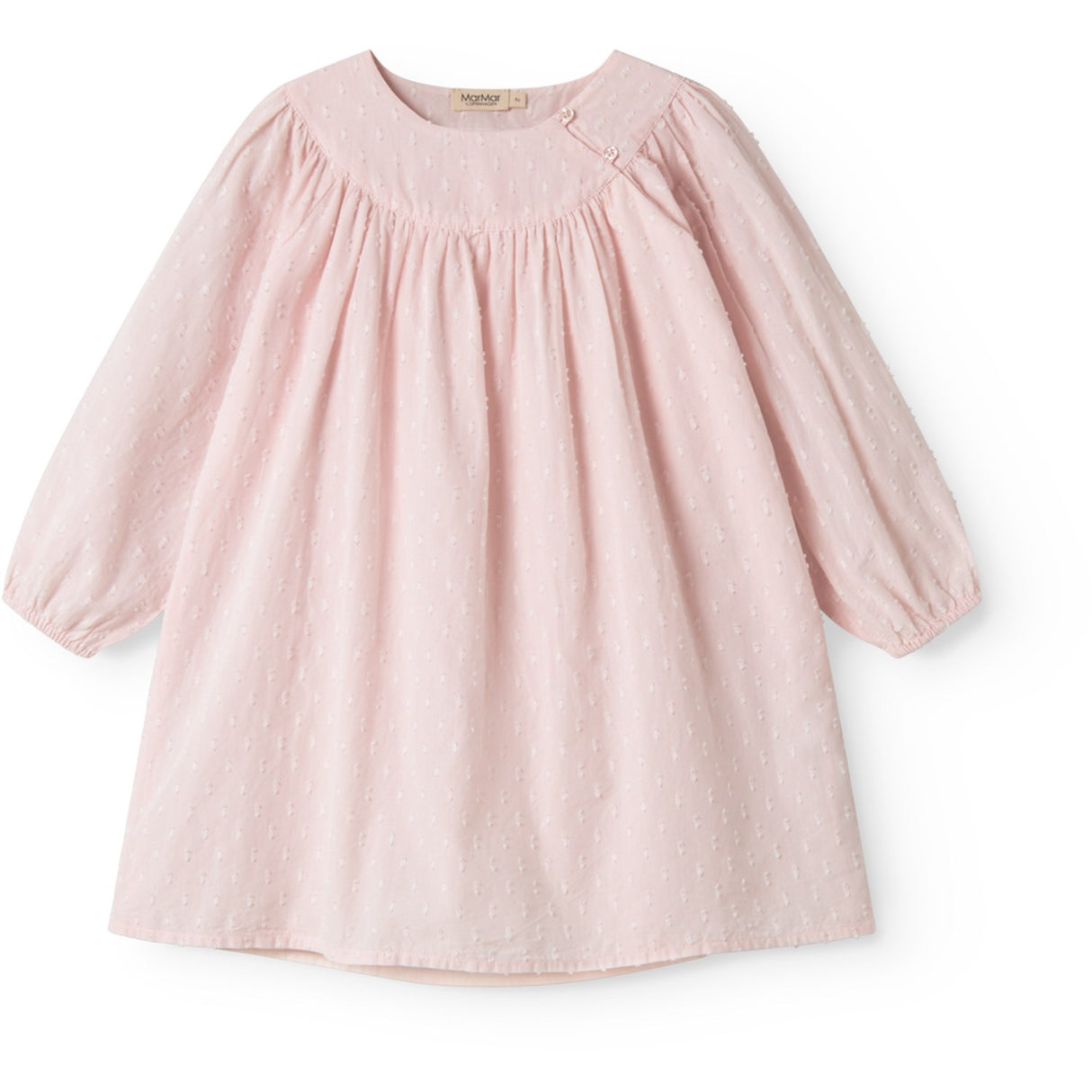MarMar Cotton Dobby Rosa Desra Kjole