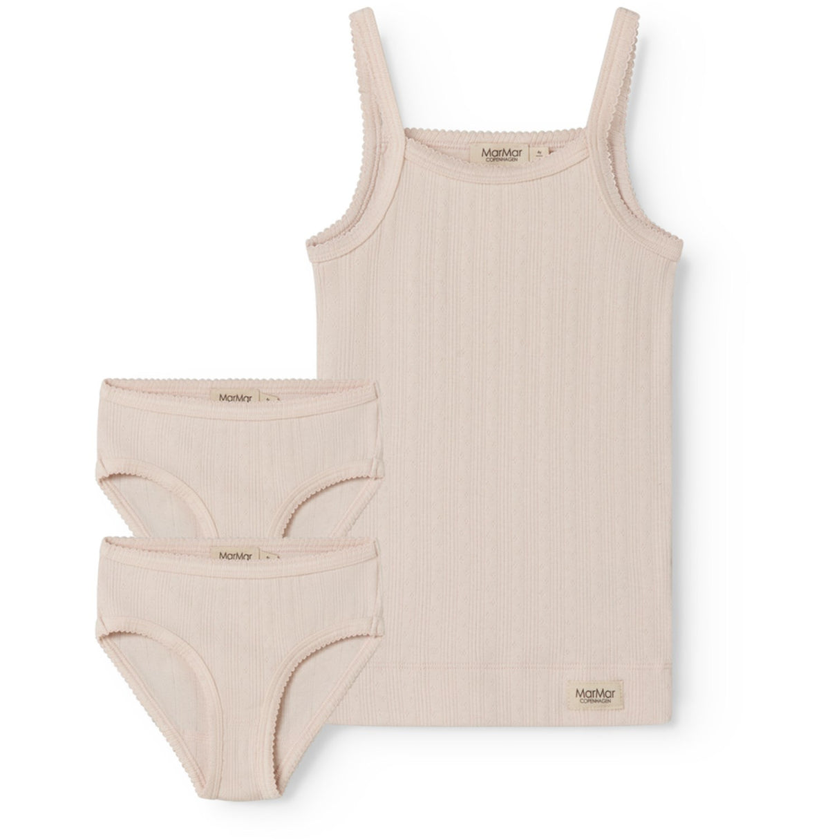 MarMar Modal Pointelle Misty Pink Undertøy Sett