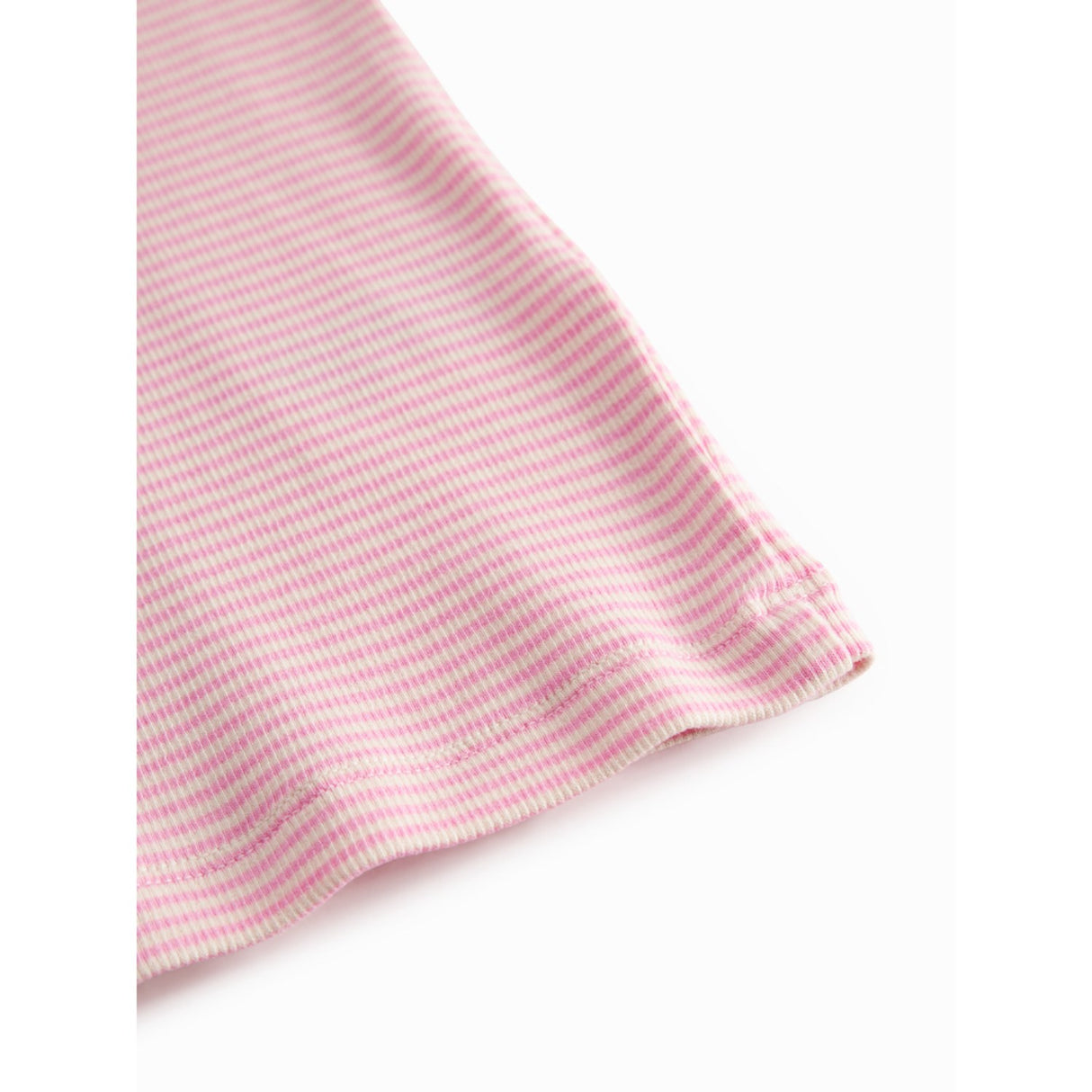 MarMar Modal Fine Rib Pink Stripe Tago T-shirt