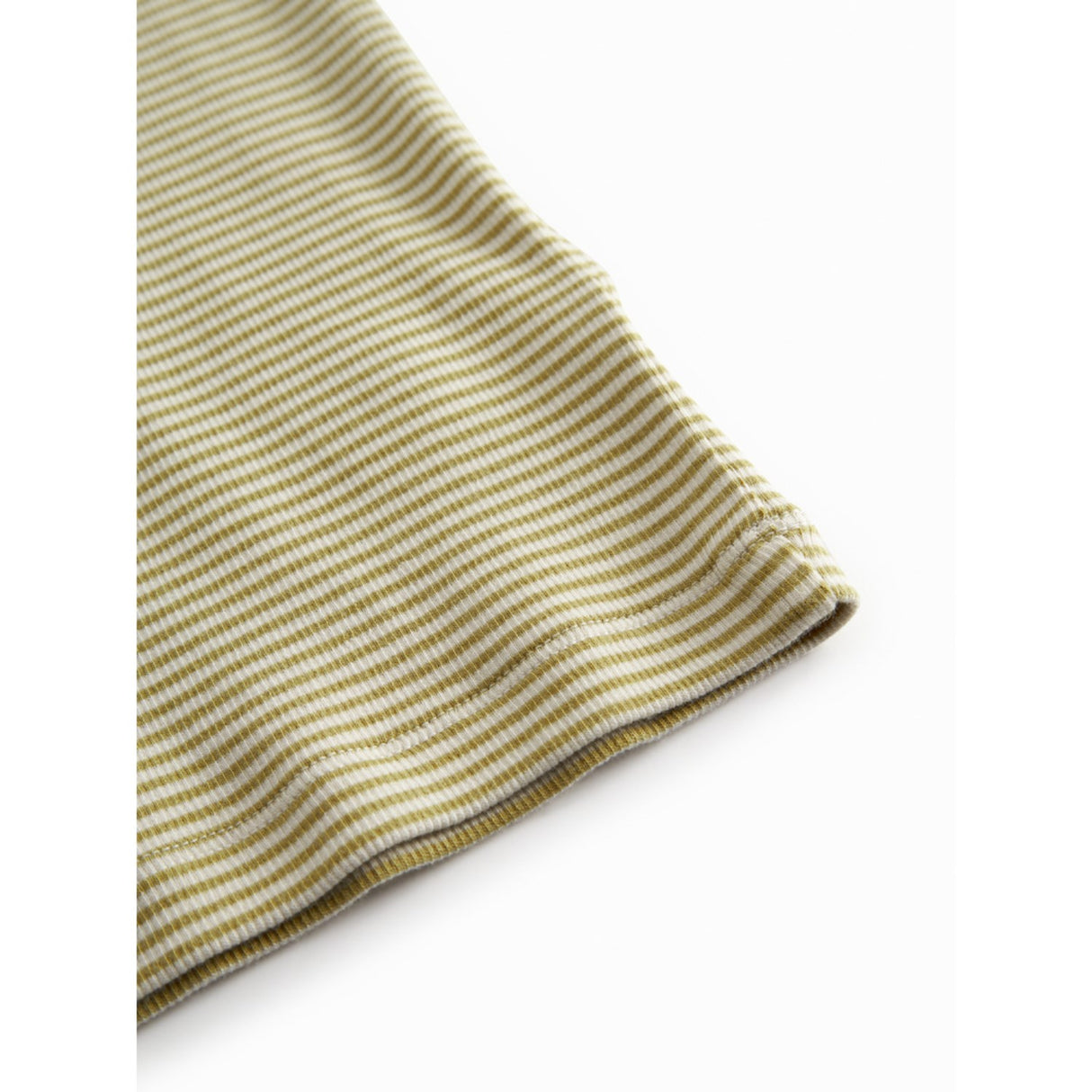 MarMar Modal Fine Rib Olive Stripe Tago T-shirt