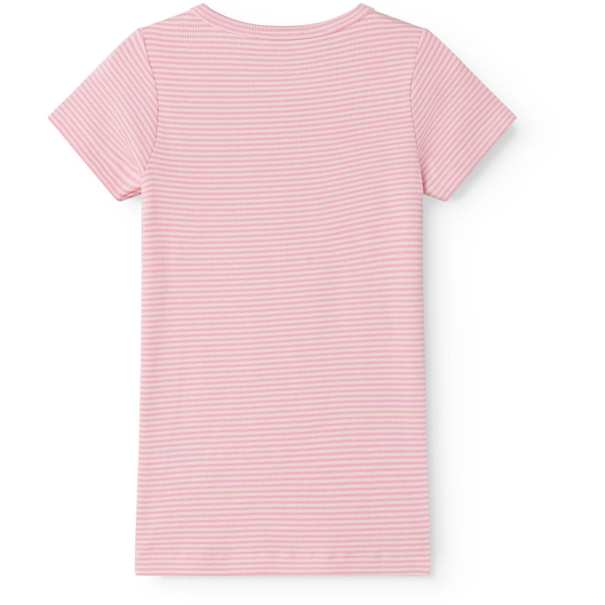 MarMar Modal Fine Rib Pink Stripe Tago T-shirt