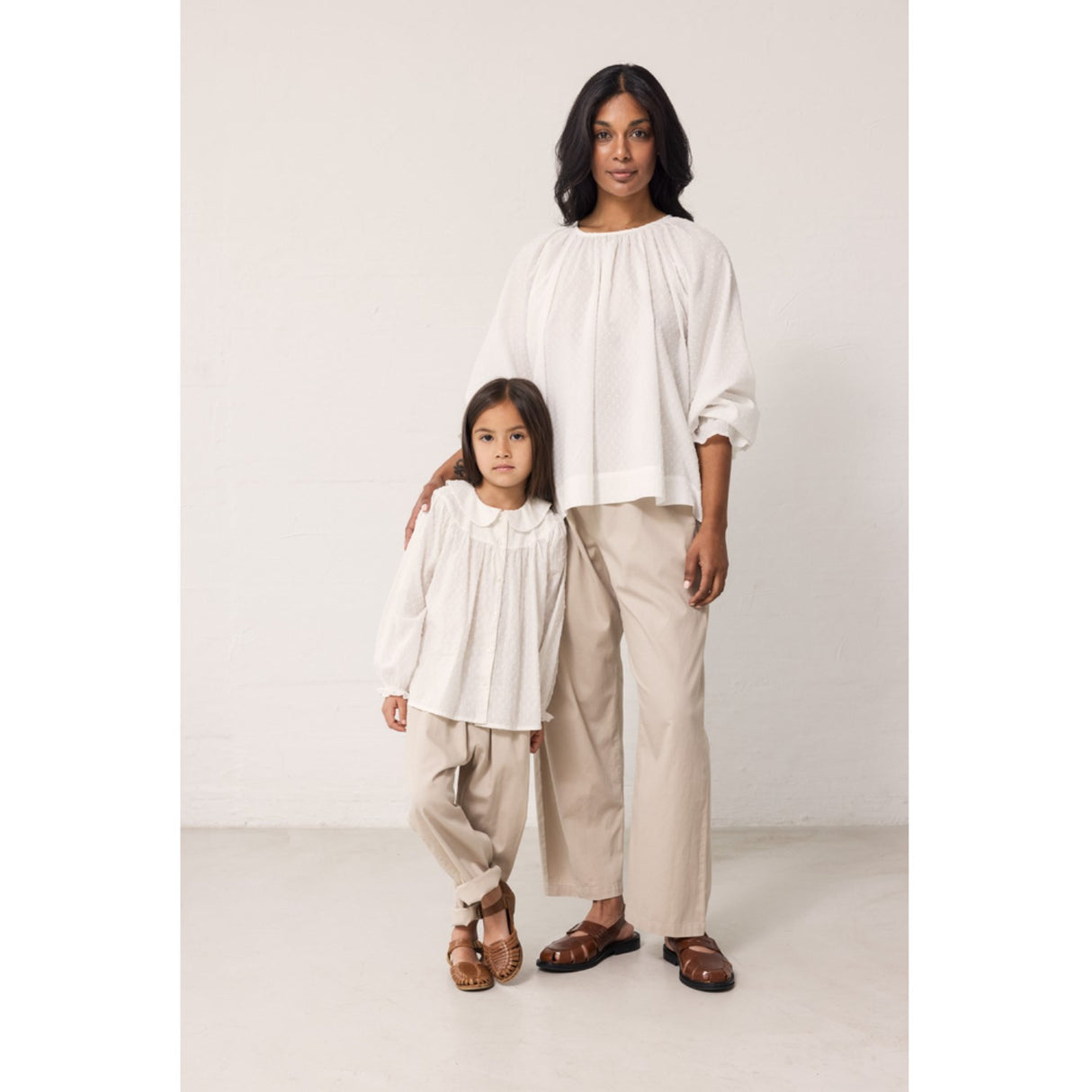 MarMar Fine Dobby White Trissy Bluse