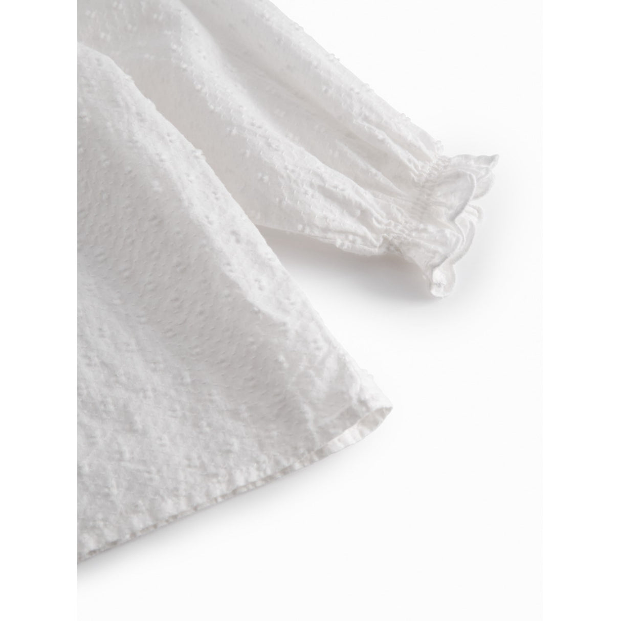 MarMar Fine Dobby White Tia Bluse