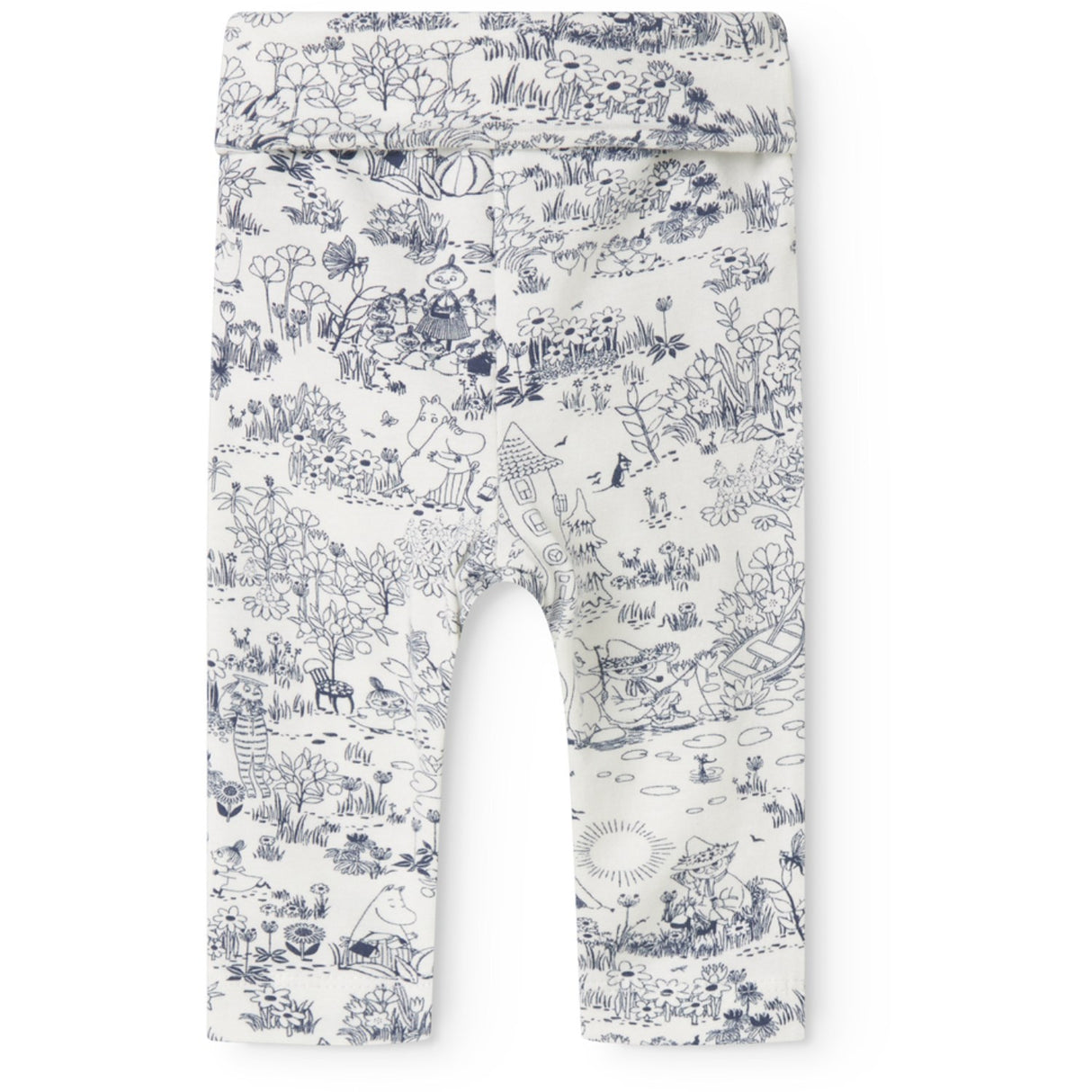 MarMar Newborn Modal Smooth Print Moominvalley Piva Bukser