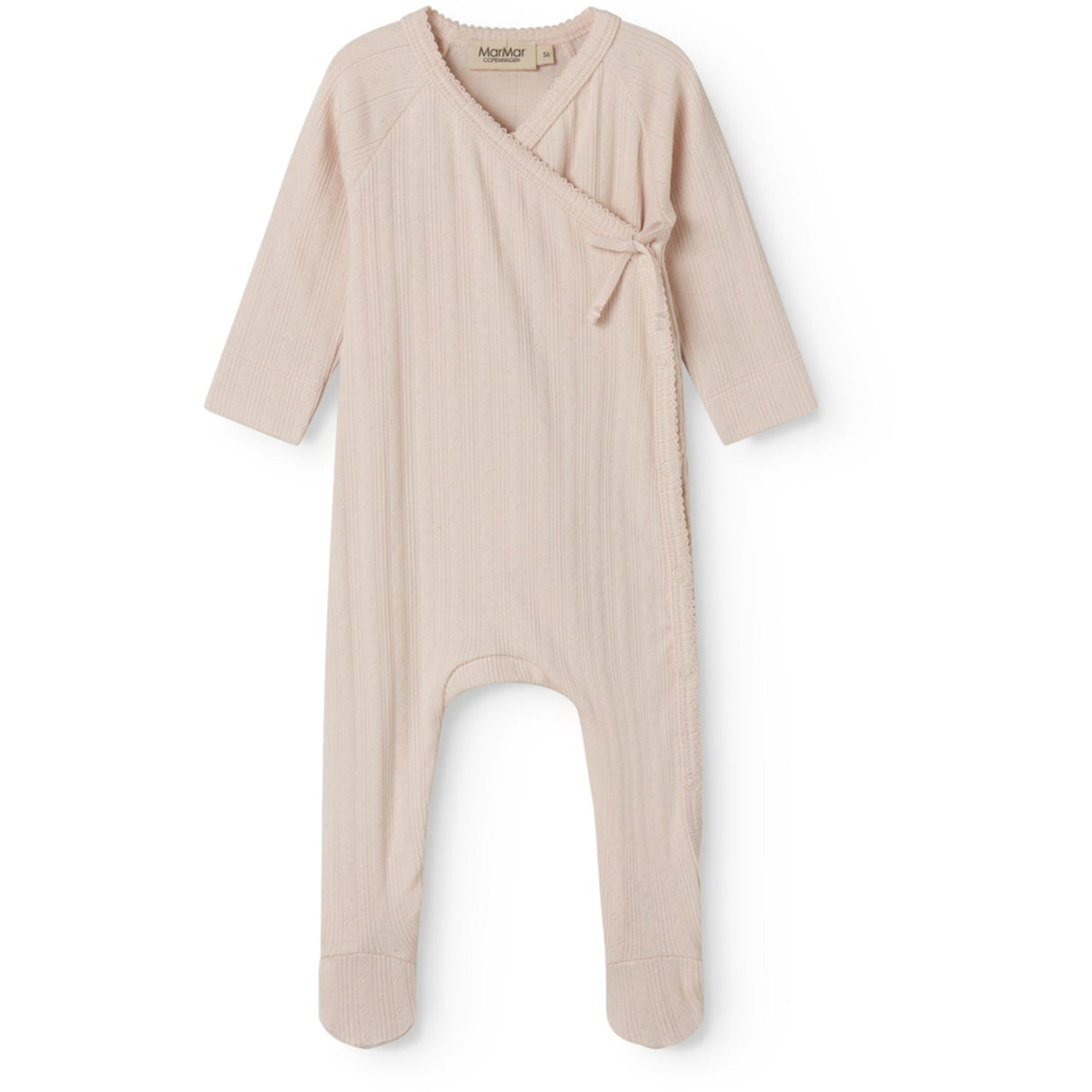 MarMar Newborn Modal Pointelle Misty Pink Rubetta Heldrakt
