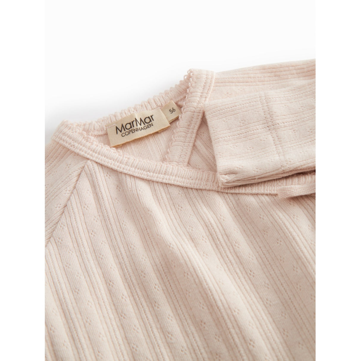 MarMar Newborn Modal Pointelle Misty Pink Rubetta Heldrakt