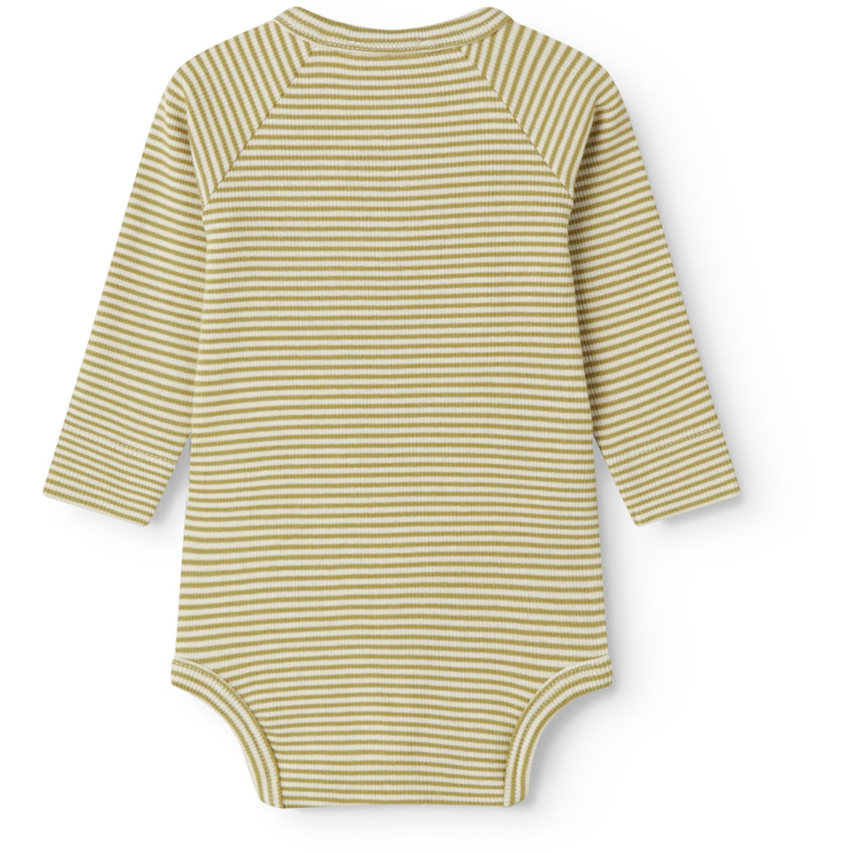 MarMar Newborn Modal Fine Rib Olive Stripe Bellis Body
