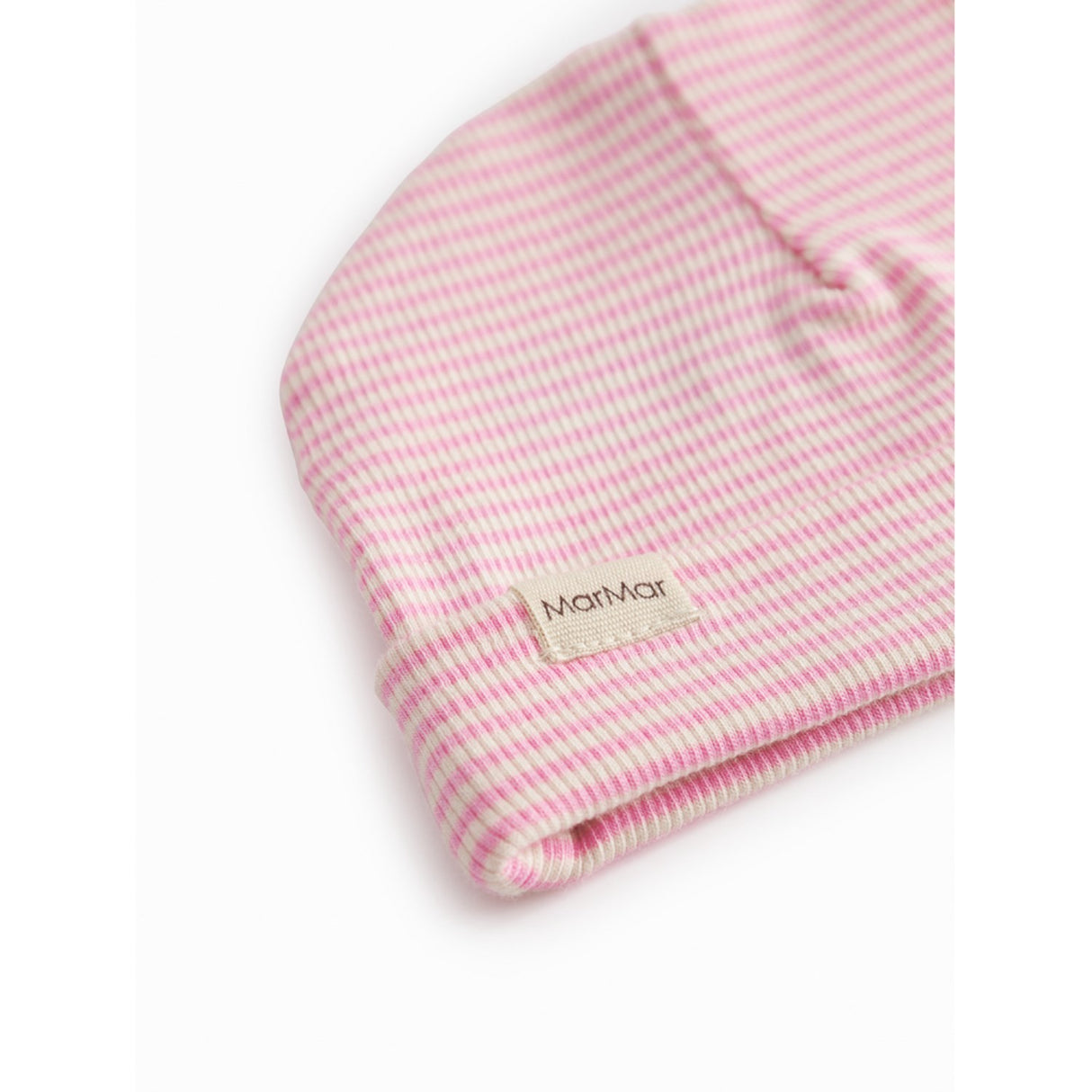 MarMar Newborn Modal Fine Rib Pink Stripe Aiko Lue