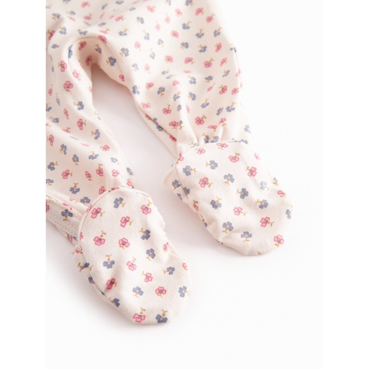 MarMar Newborn Modal Smooth Print Mini Flower Rubetta Heldrakt