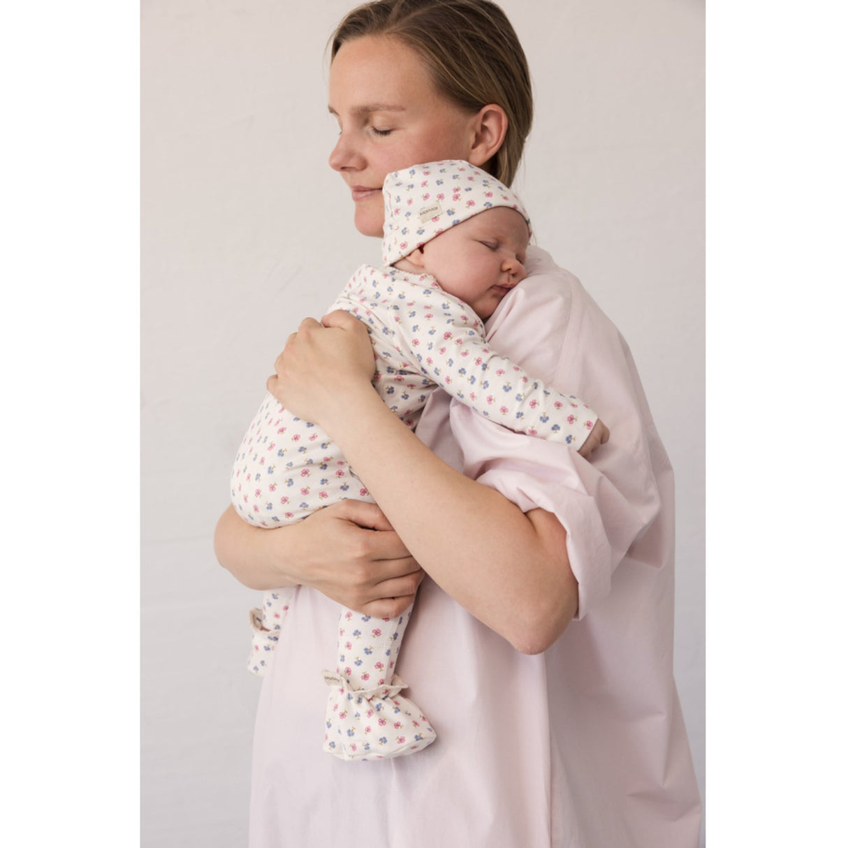 MarMar Newborn Modal Smooth Print Mini Flower Rula Heldrakt