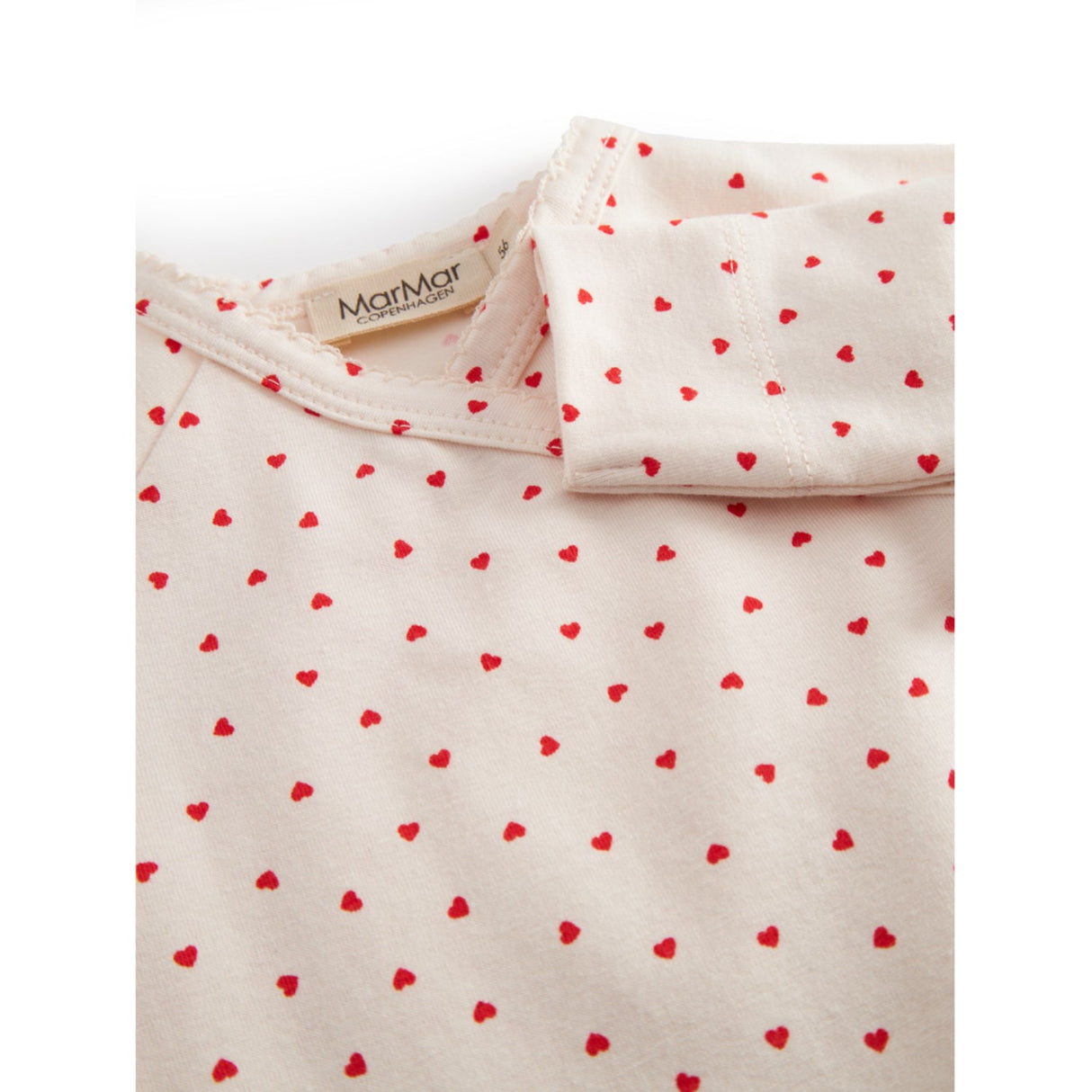 MarMar Newborn Modal Smooth Print Happy Hearts Rubetta Heldrakt